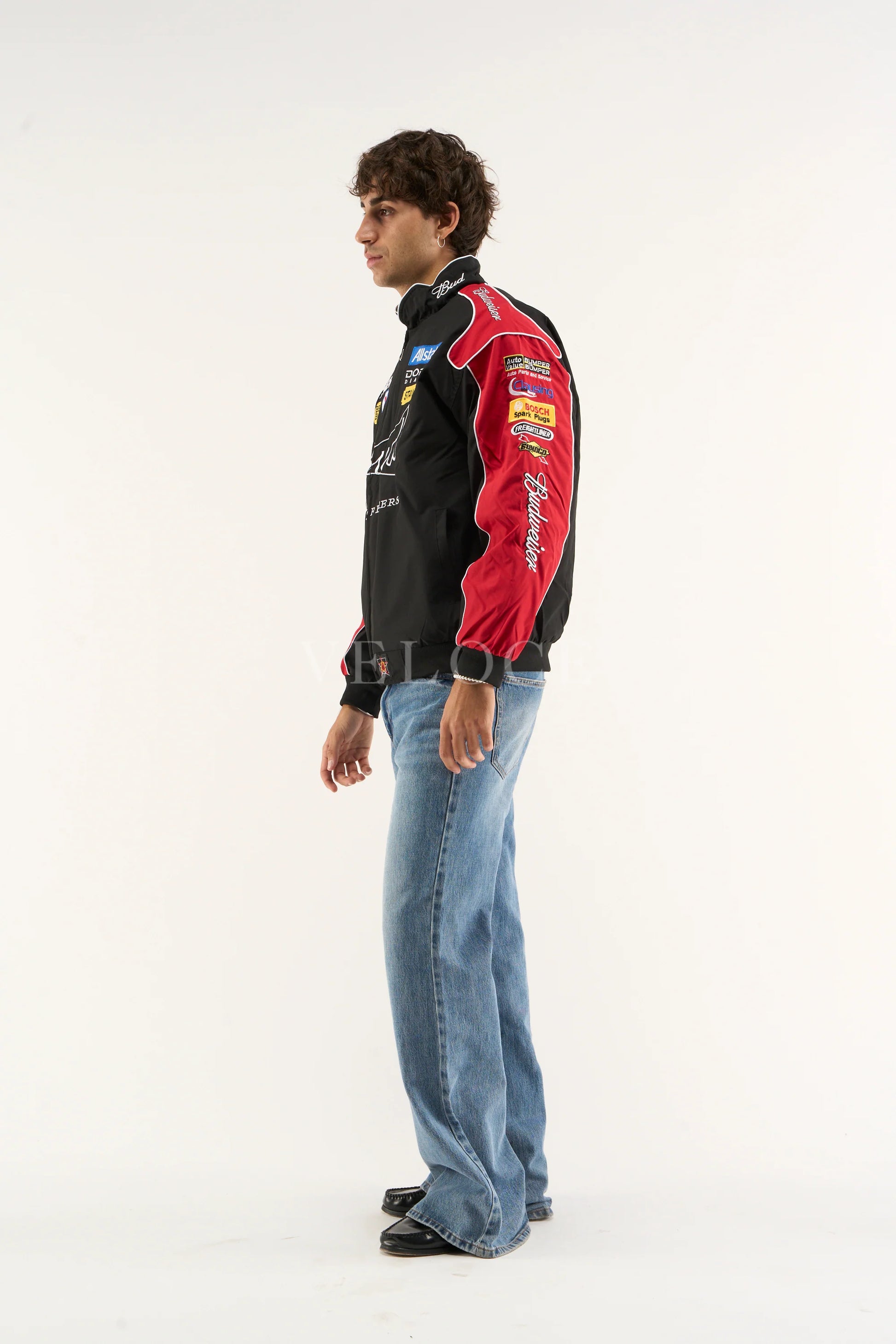 Veste Budweiser Racing Vintage - Édition Noire