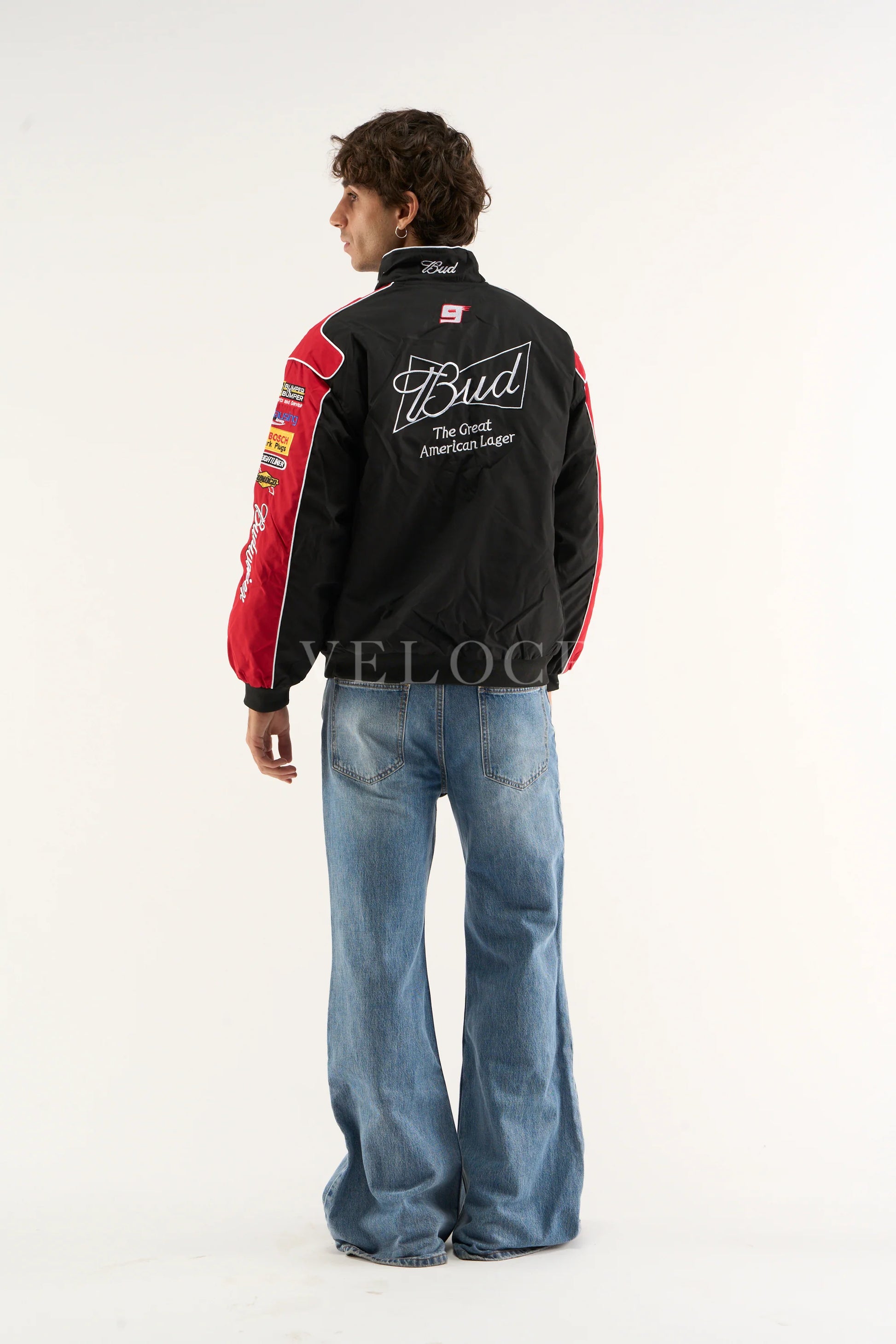 Veste Budweiser Racing Vintage - Édition Noire