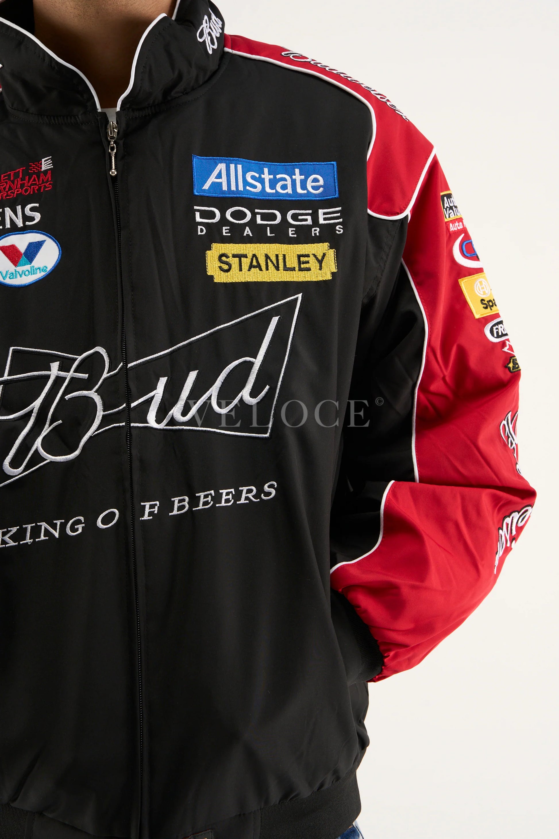 Veste Budweiser Racing Vintage - Édition Noire