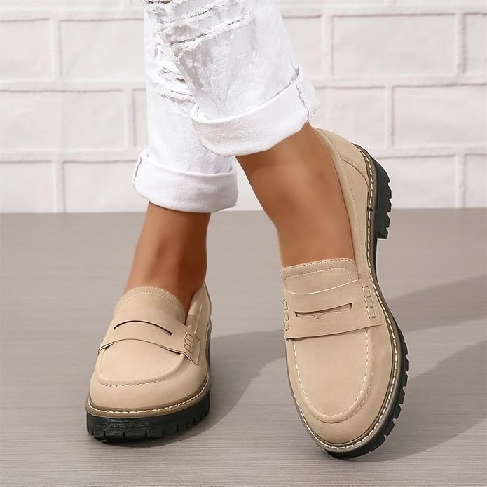 Mocassins Orthopédiques à Plateau Élégants