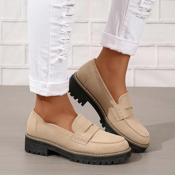 Mocassins Orthopédiques à Plateau Élégants
