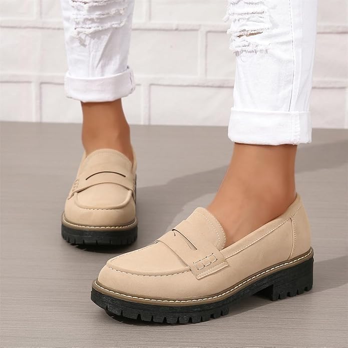 Mocassins Orthopédiques à Plateau Élégants