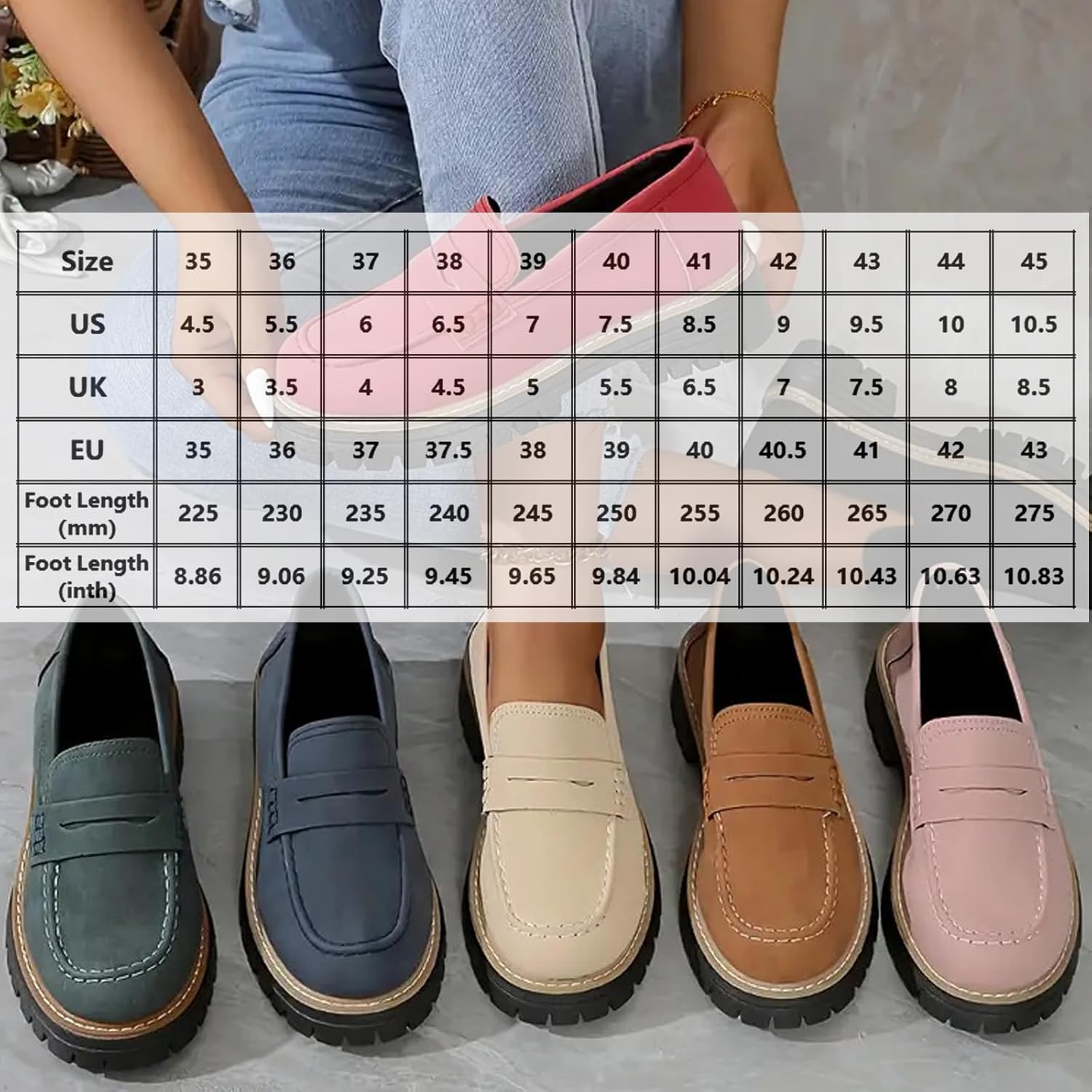 Mocassins Orthopédiques à Plateau Élégants