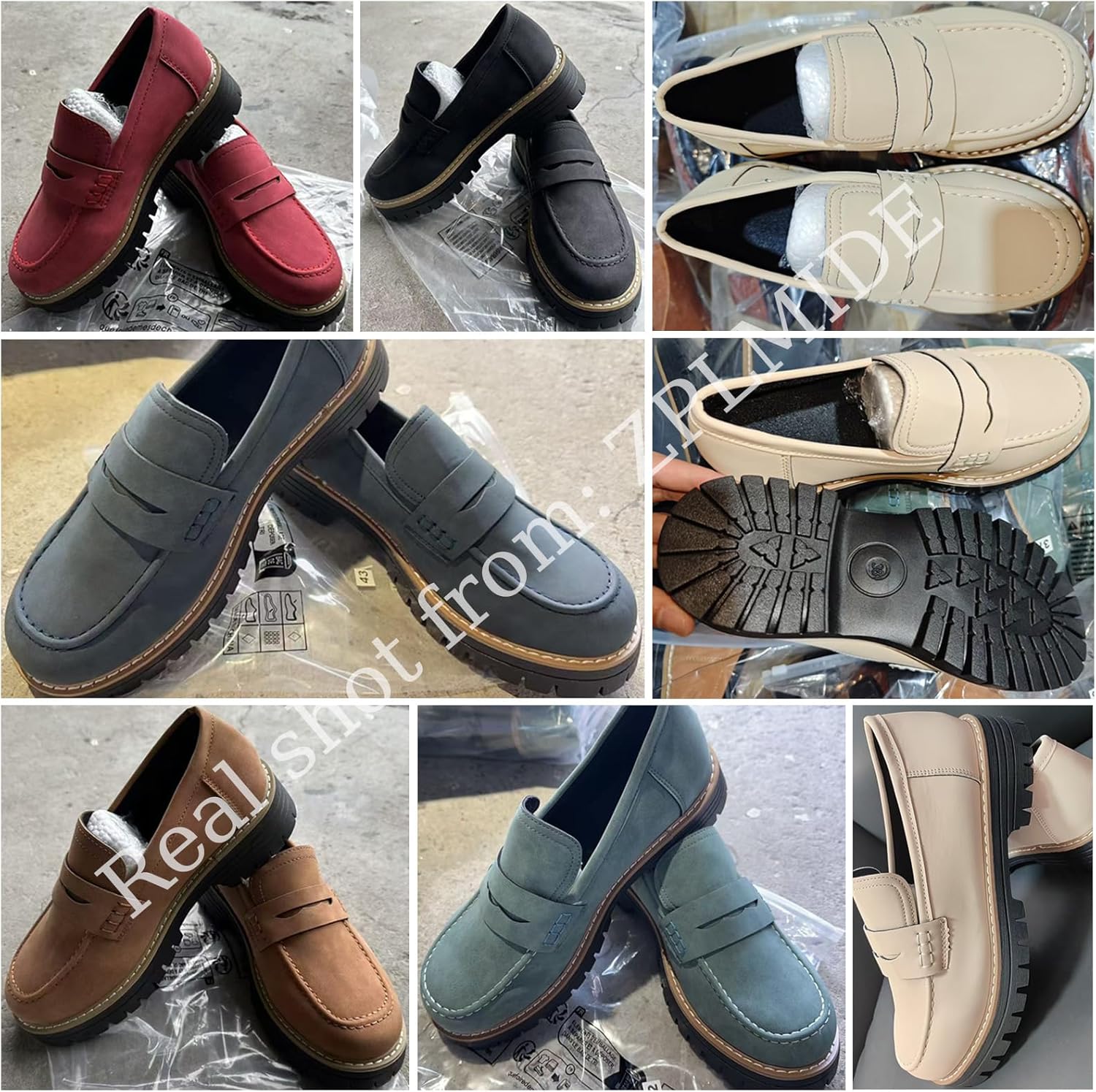 Mocassins Orthopédiques à Plateau Élégants