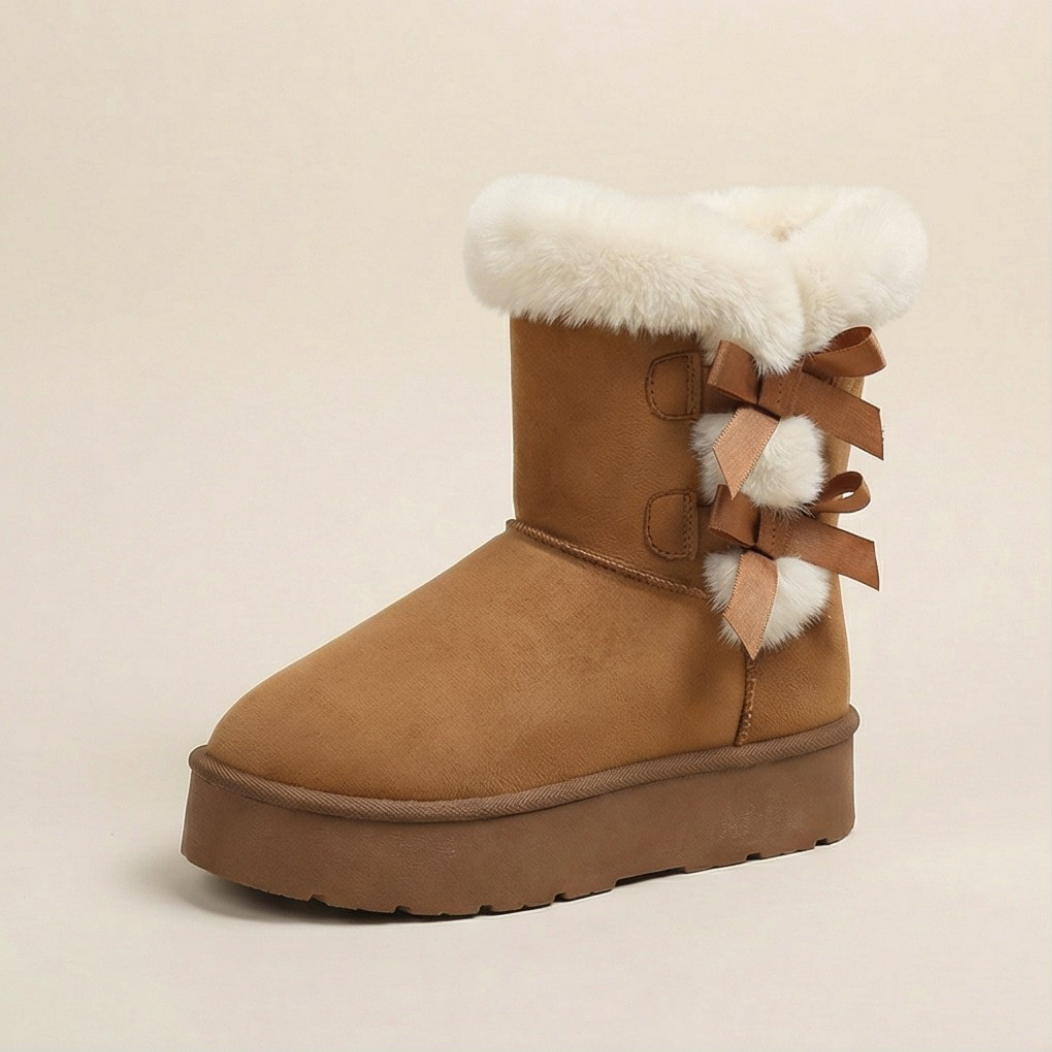 Joëlle | Bottes d'hiver avec nœud