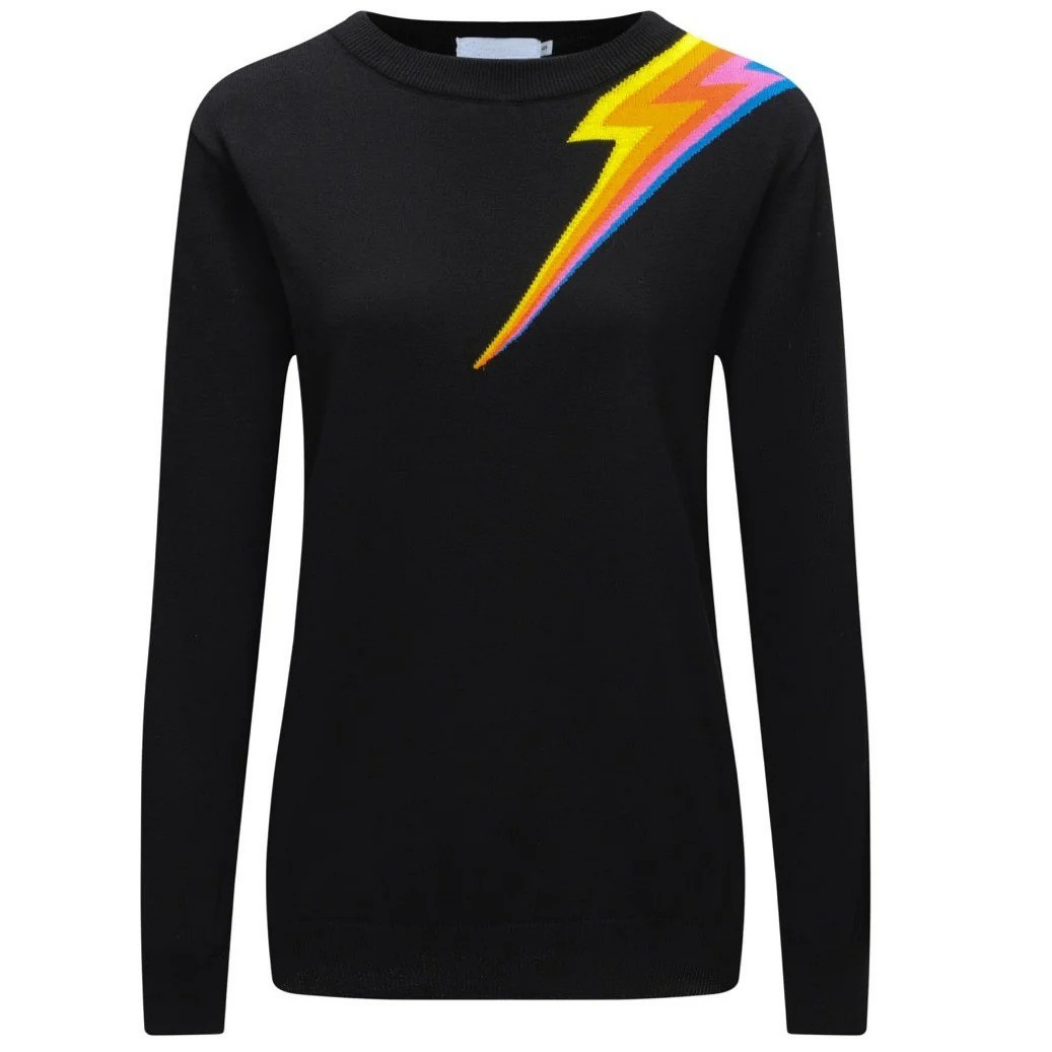 Pull noir – Style rétro