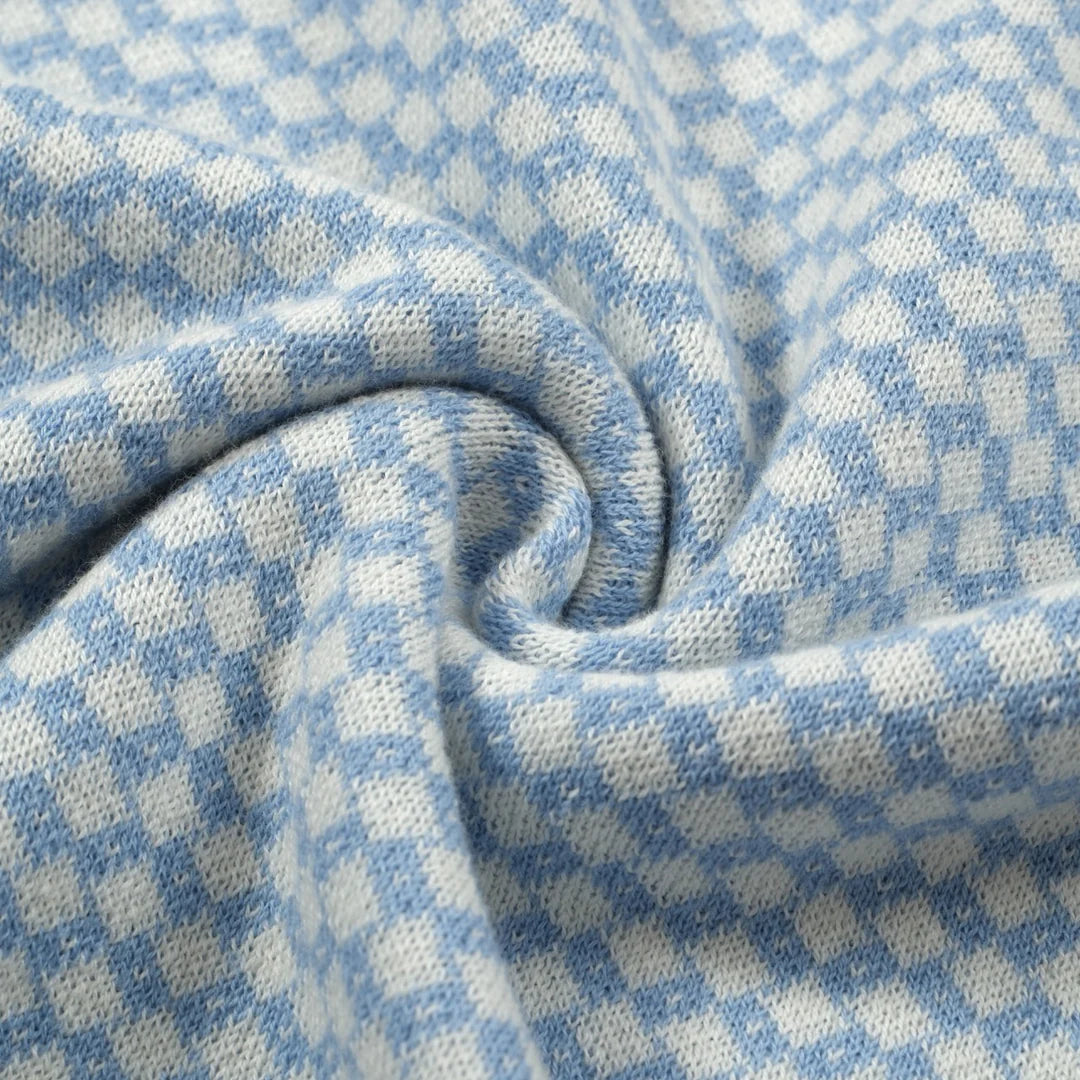 Polo en tricot zippé