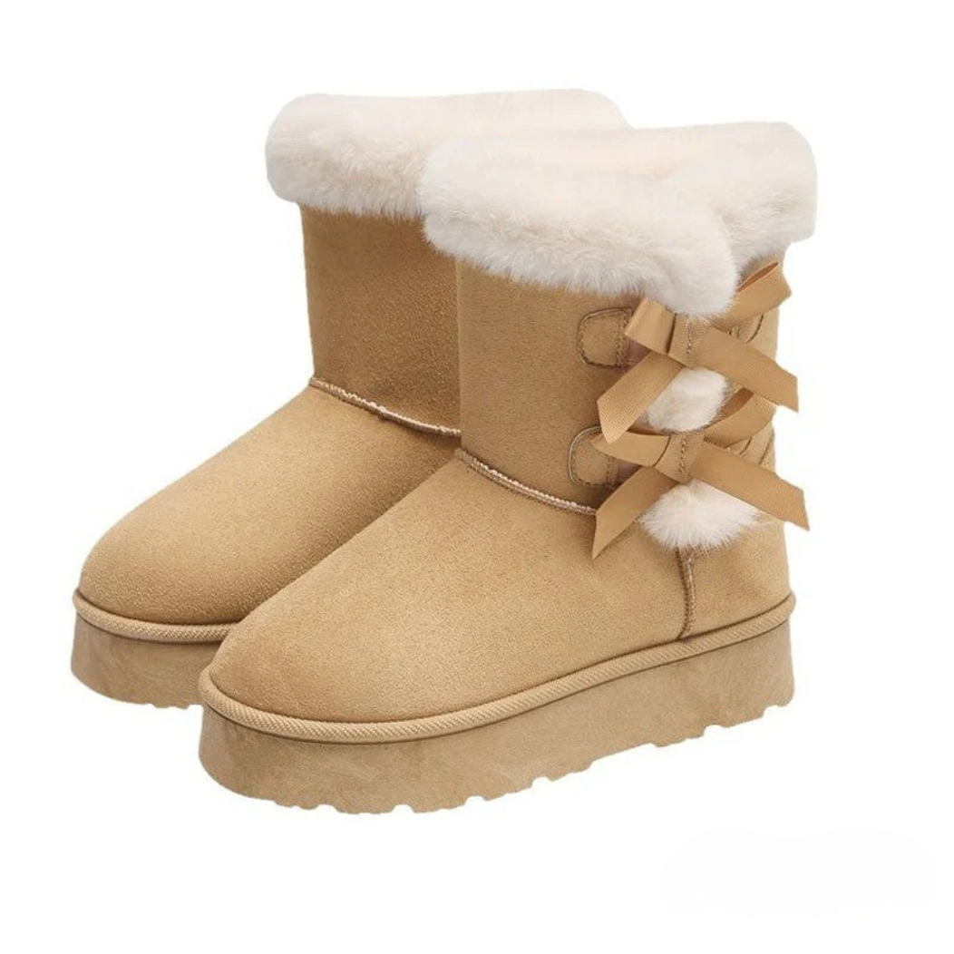 Joëlle | Bottes d'hiver avec nœud
