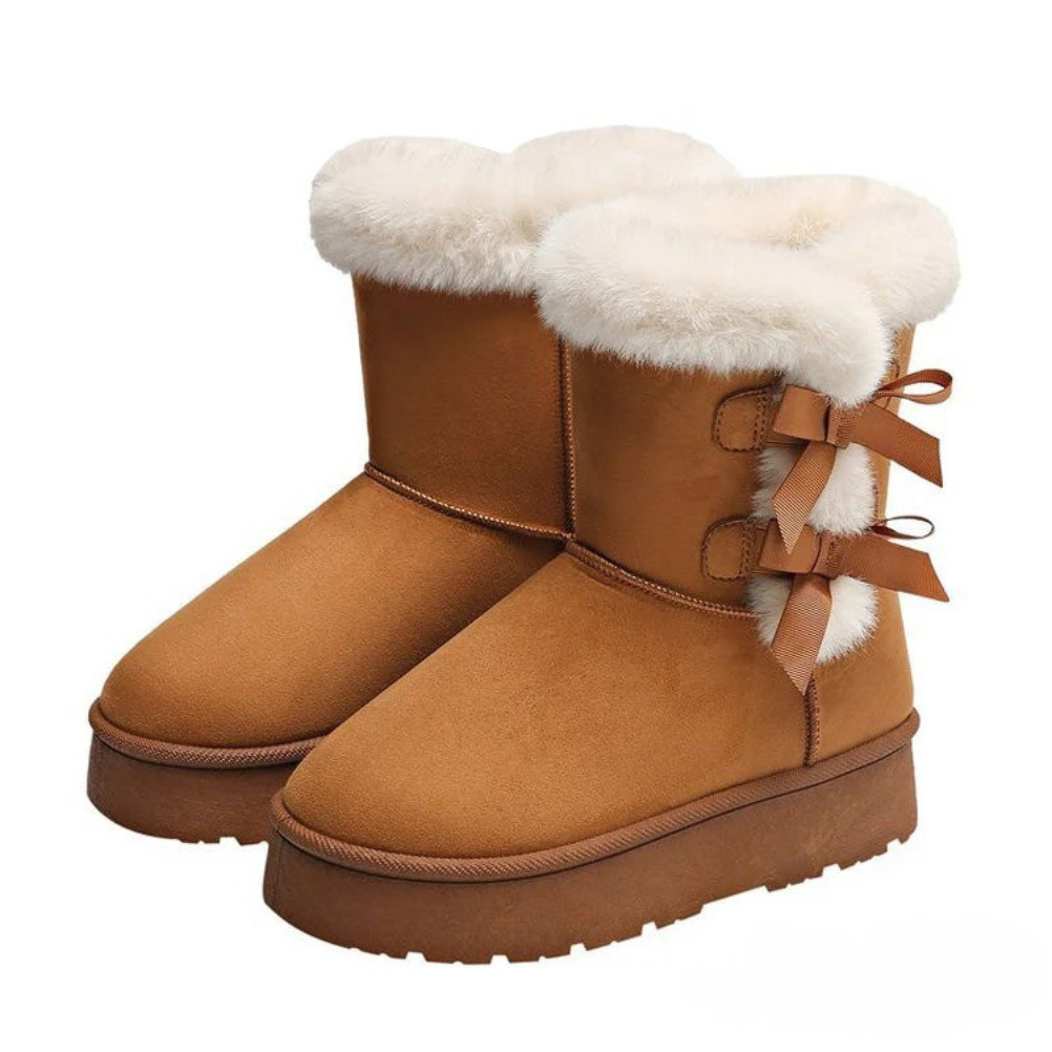 Joëlle | Bottes d'hiver avec nœud