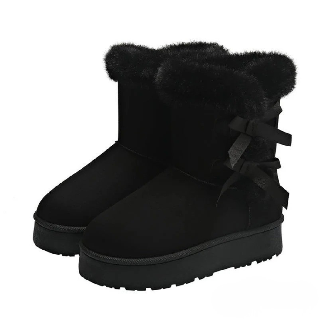 Joëlle | Bottes d'hiver avec nœud
