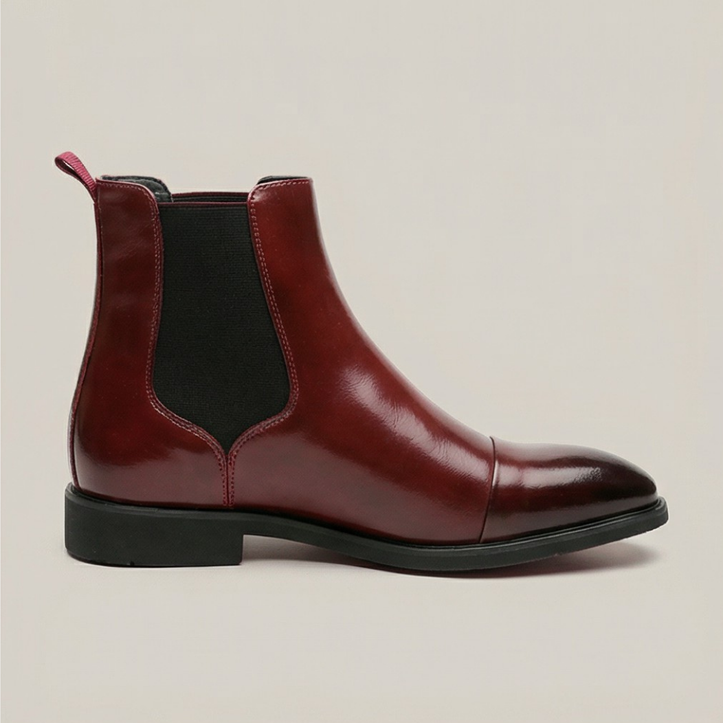 Bottes Chelsea en cuir premium