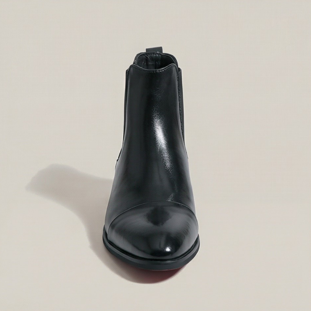 Bottes Chelsea en cuir premium