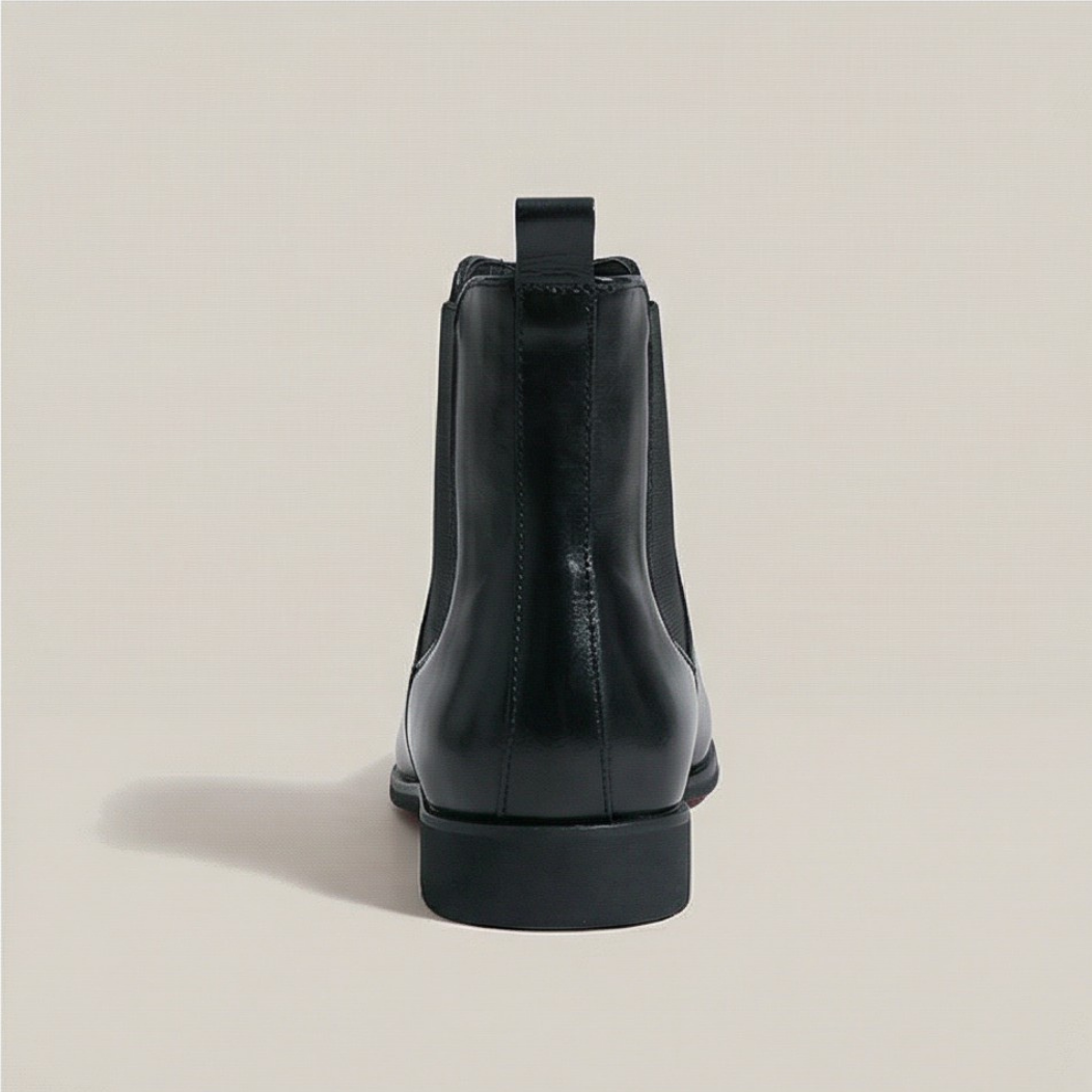 Bottes Chelsea en cuir premium