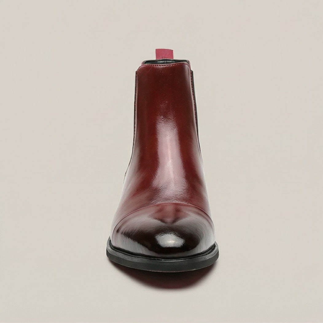 Bottes Chelsea en cuir premium