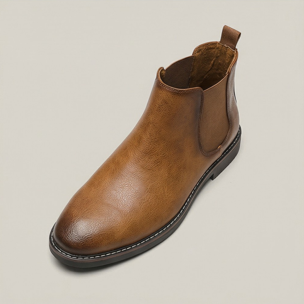 Bottines Chelsea en cèdre