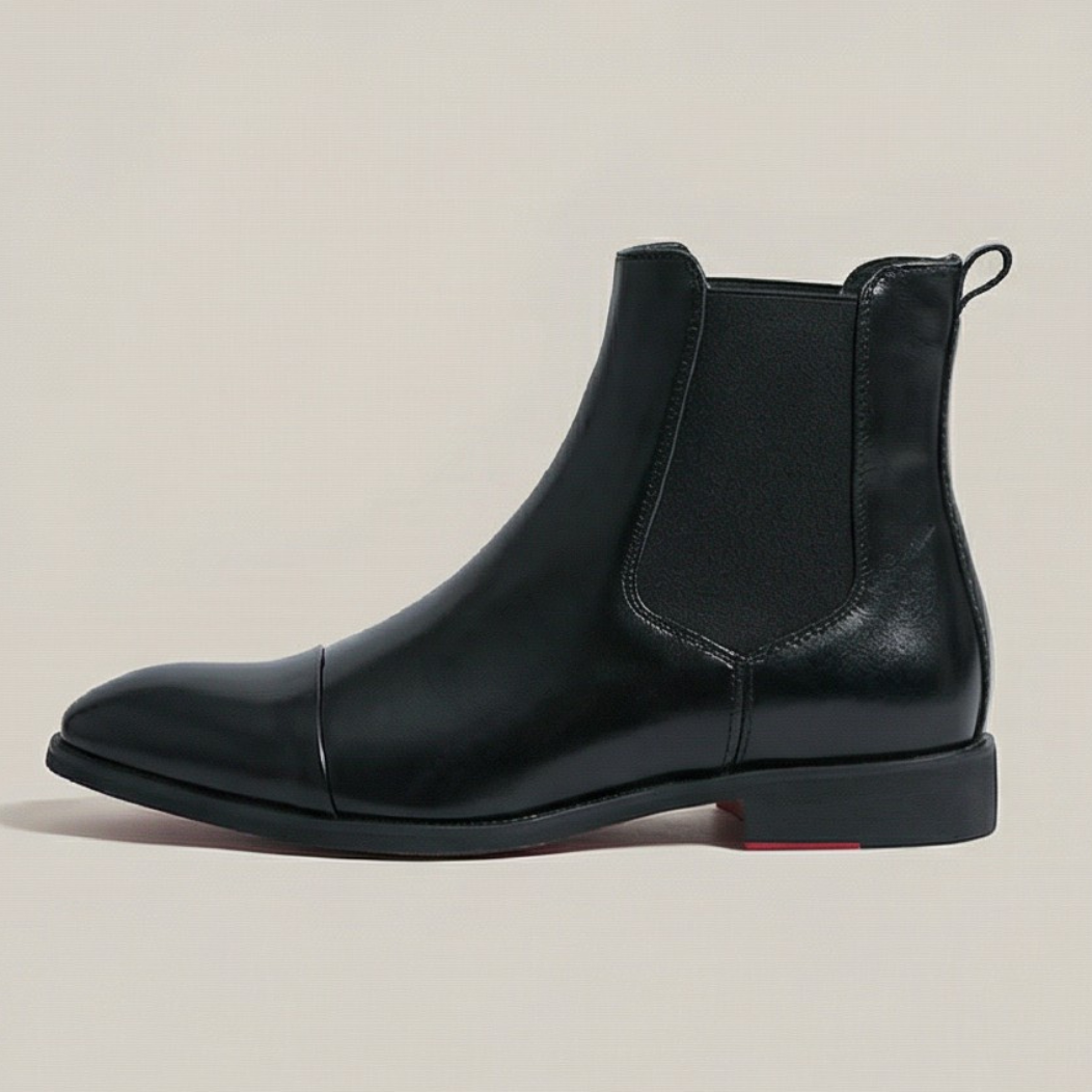 Bottes Chelsea en cuir premium