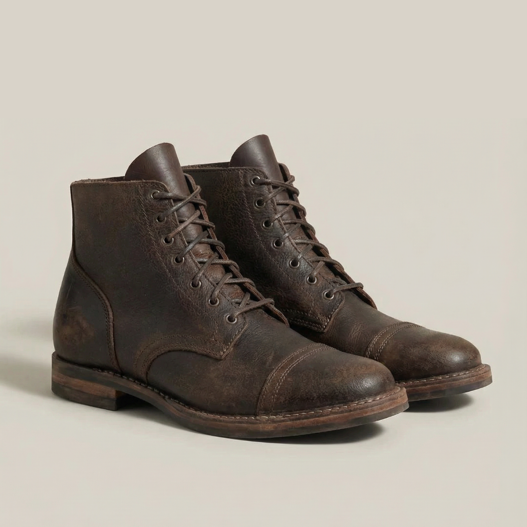 Bottes en cuir Silas