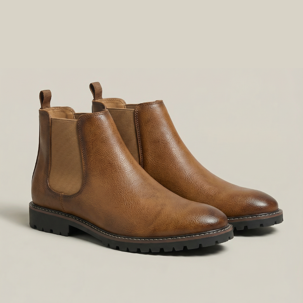 Bottines Chelsea en cèdre