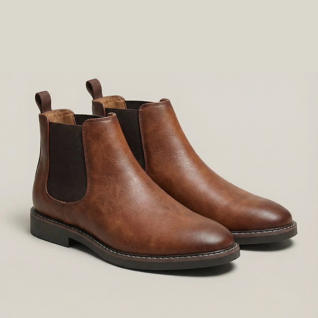 Bottines Chelsea en cèdre