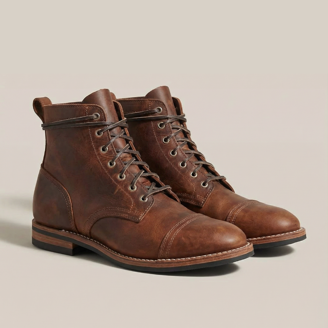 Bottes en cuir Silas
