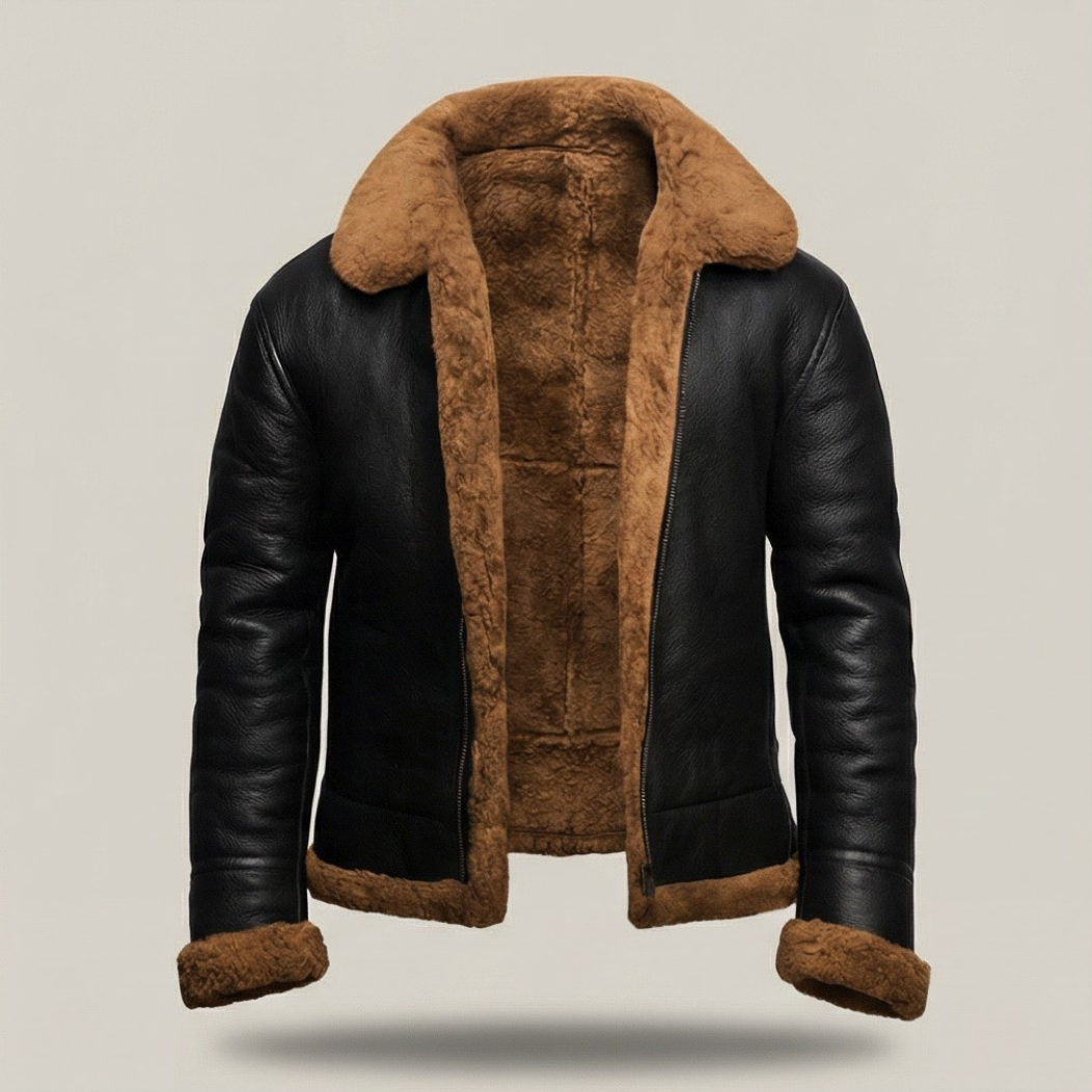 Frédérik | Blouson aviateur en cuir pour homme