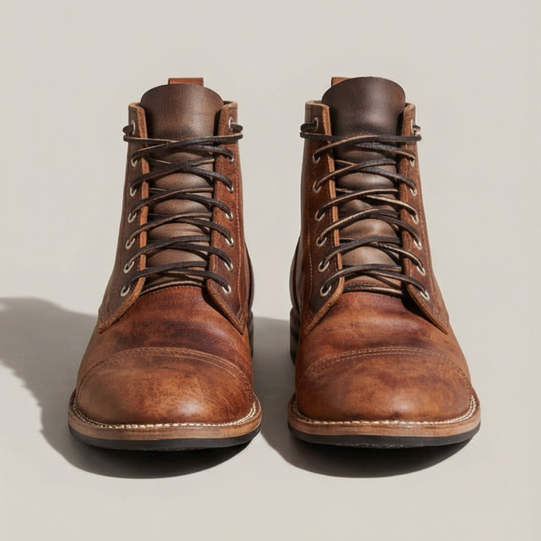 Bottes en cuir Silas