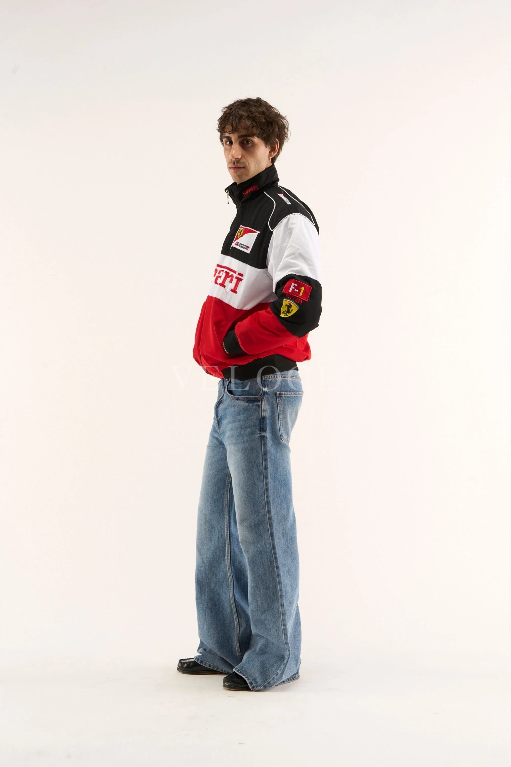 Veste de course Ferrari F1 Vintage - Édition Classique