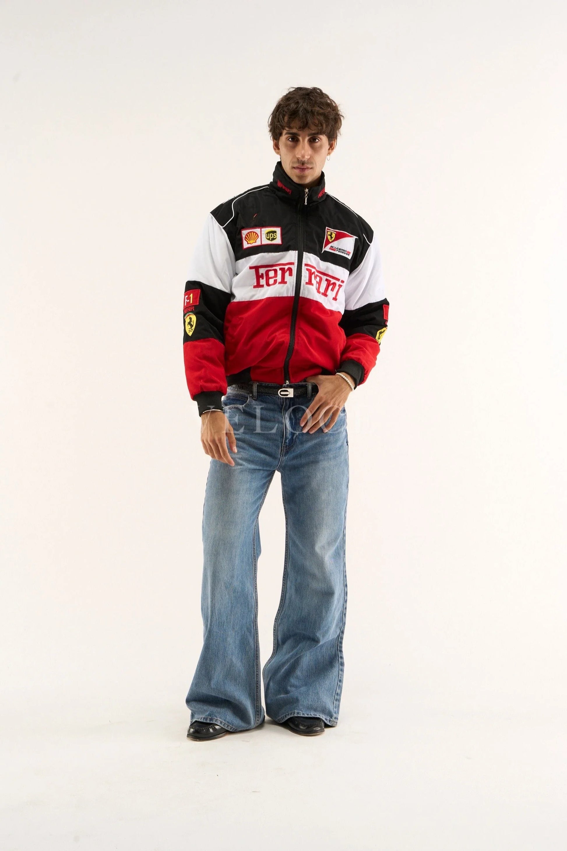 Veste de course Ferrari F1 Vintage - Édition Classique
