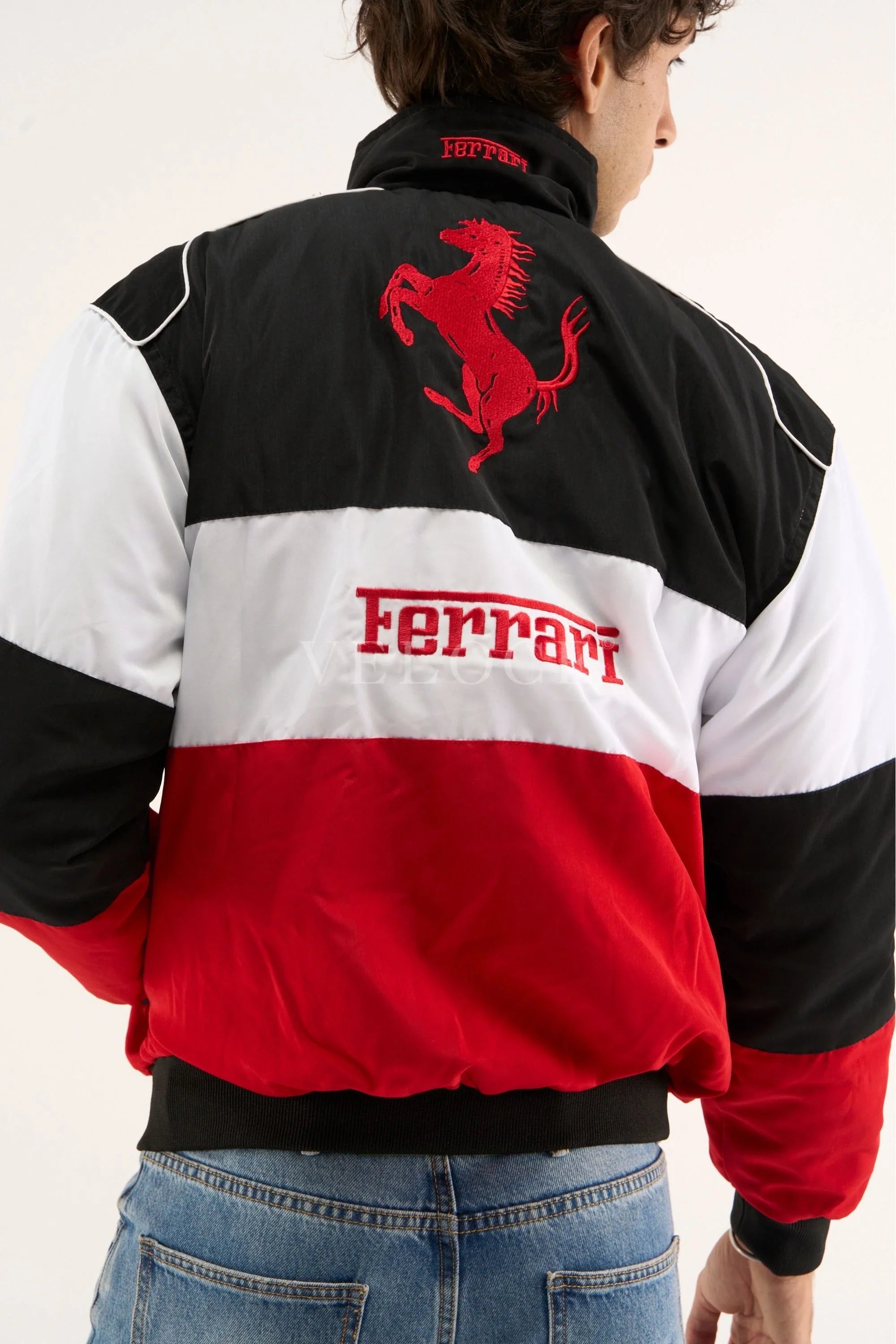 Veste de course Ferrari F1 Vintage - Édition Classique