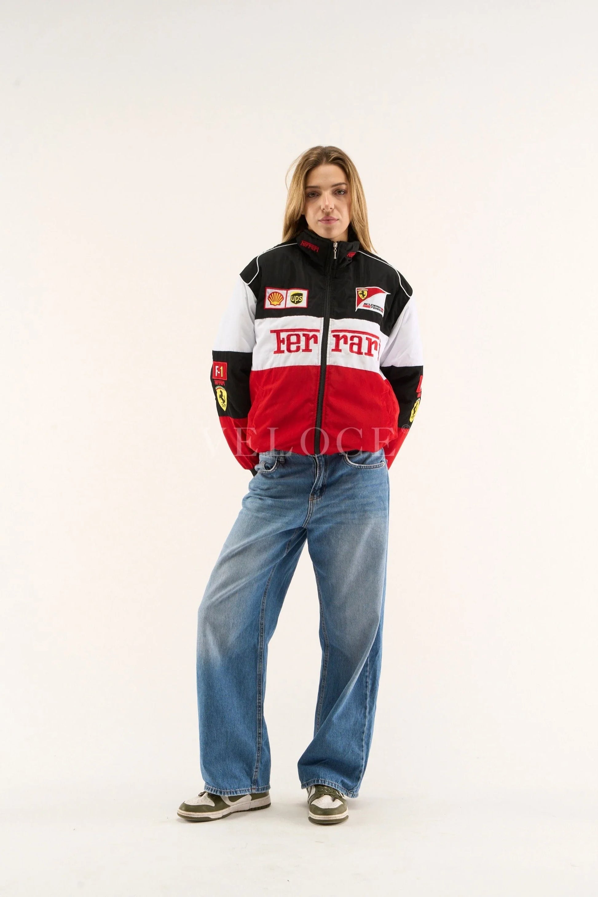 Veste de course Ferrari F1 Vintage - Édition Classique