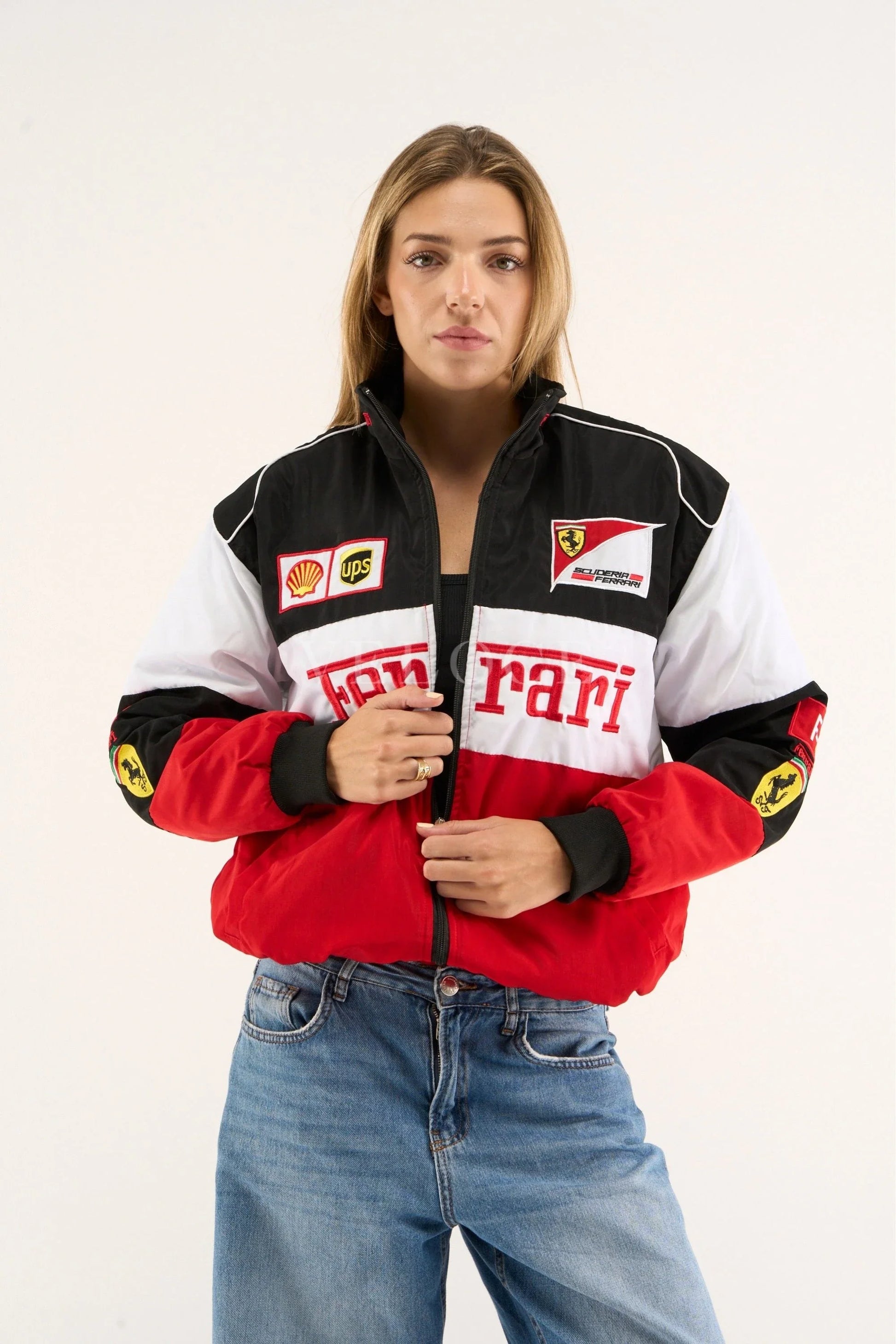 Veste de course Ferrari F1 Vintage - Édition Classique