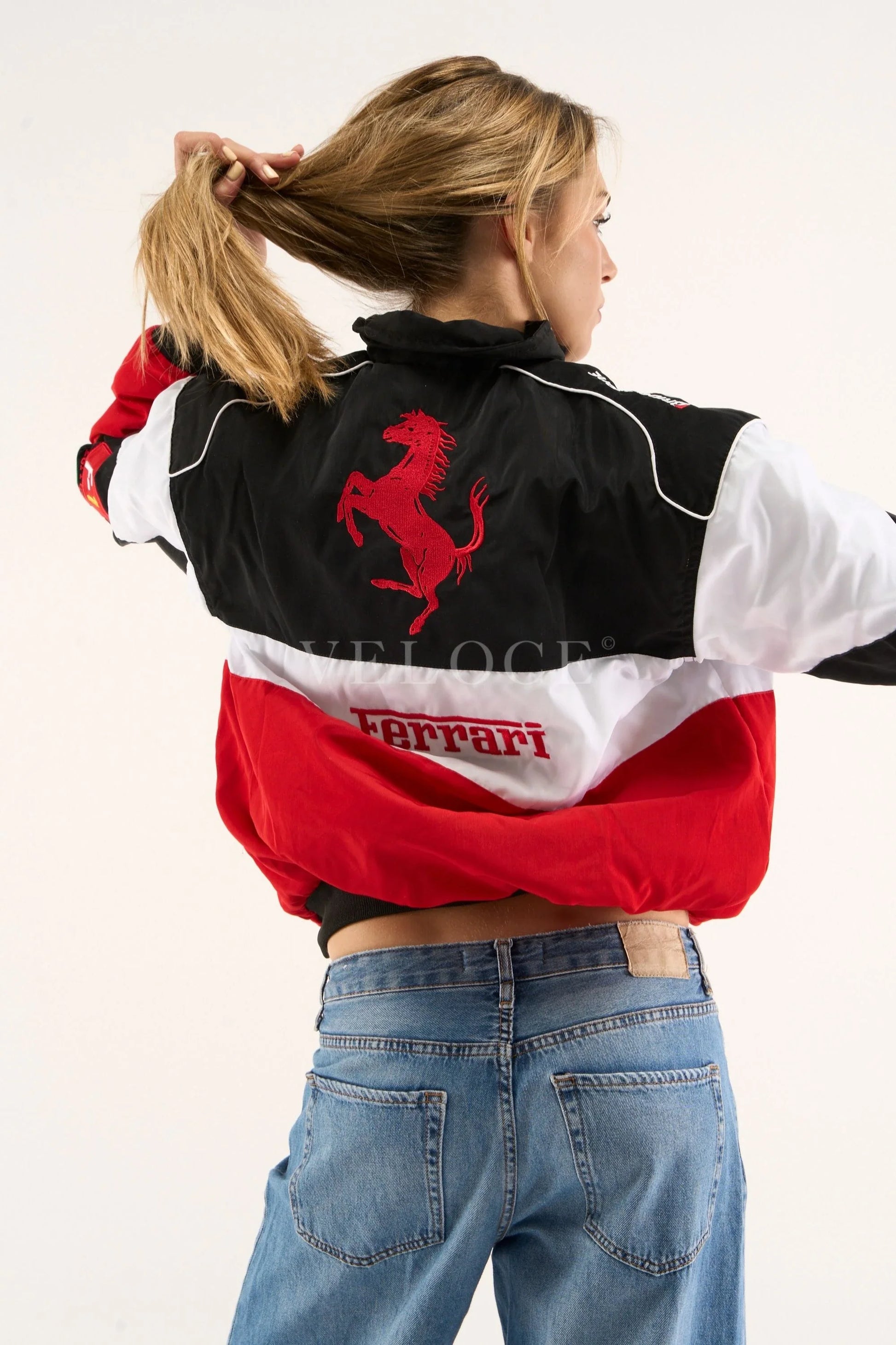 Veste de course Ferrari F1 Vintage - Édition Classique