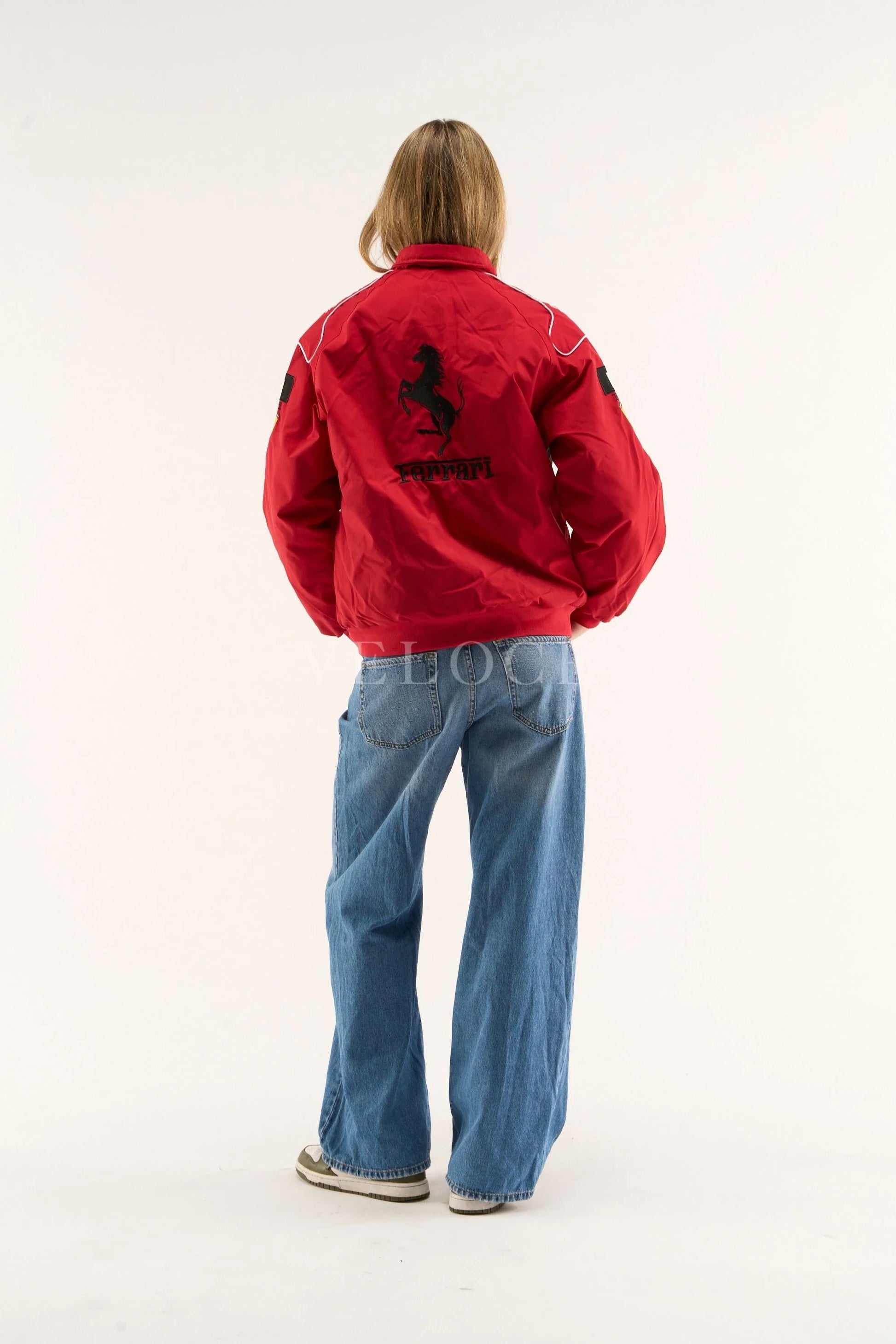 Veste de course Ferrari F1 Vintage - Édition Rouge