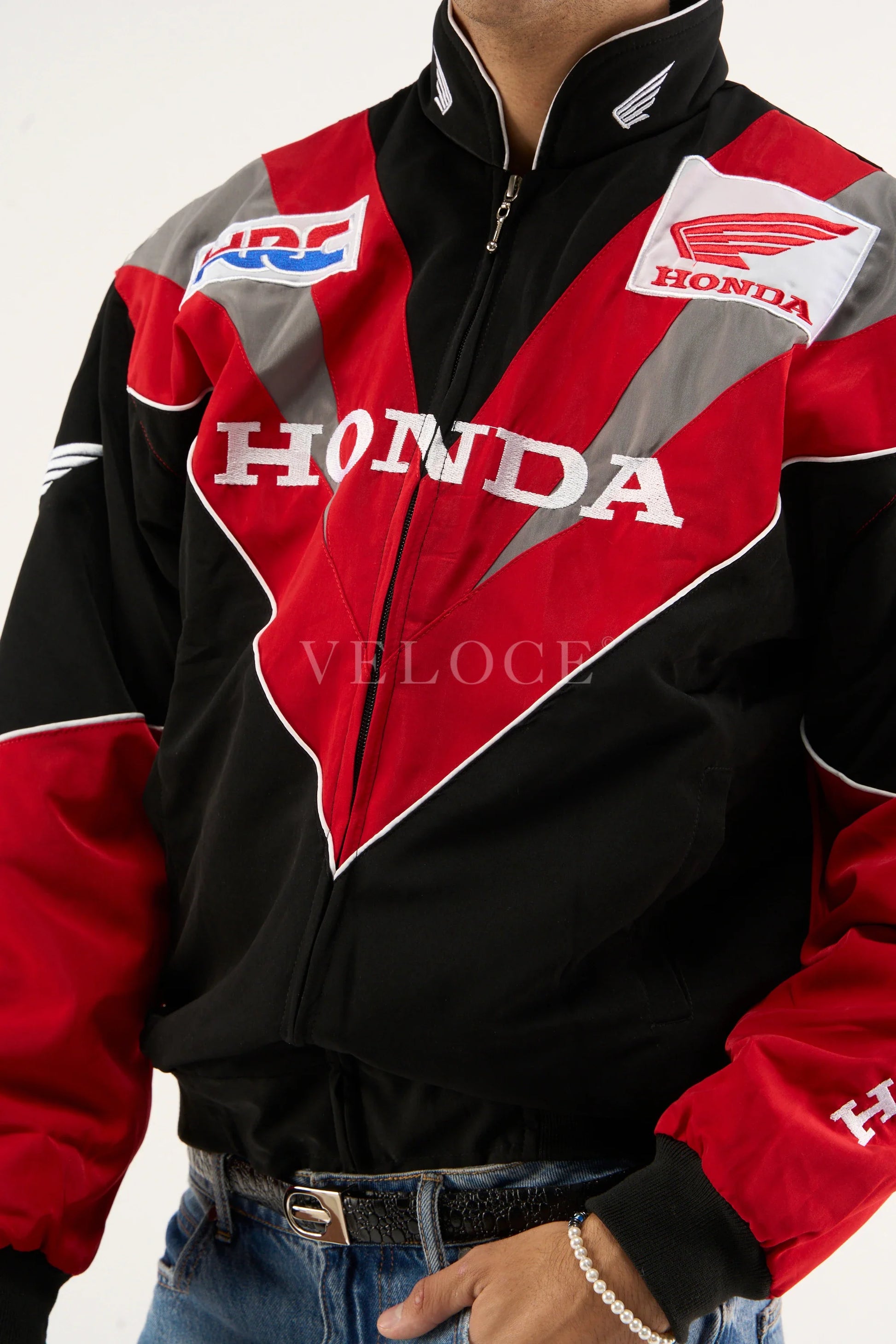 Veste de course vintage Honda