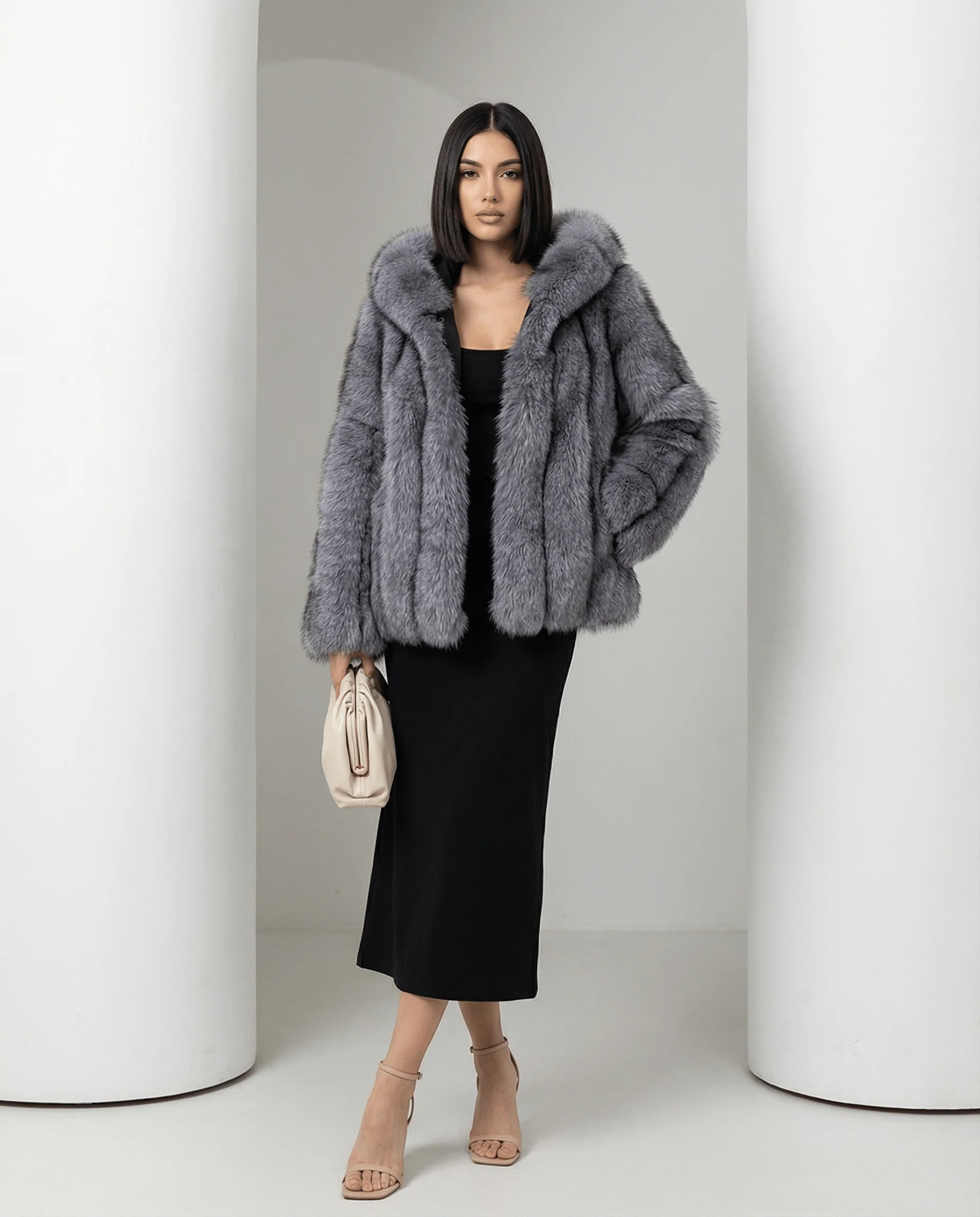 Veste Luna Shag en fausse fourrure