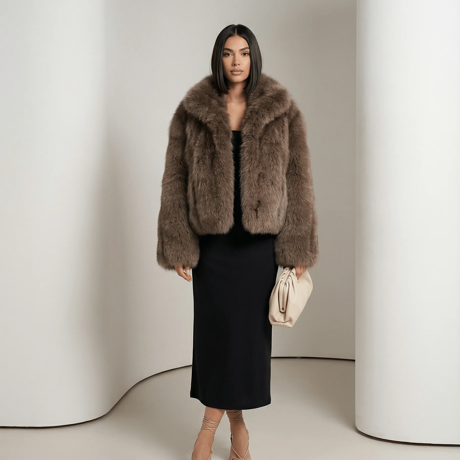 Veste en fausse fourrure Vesper