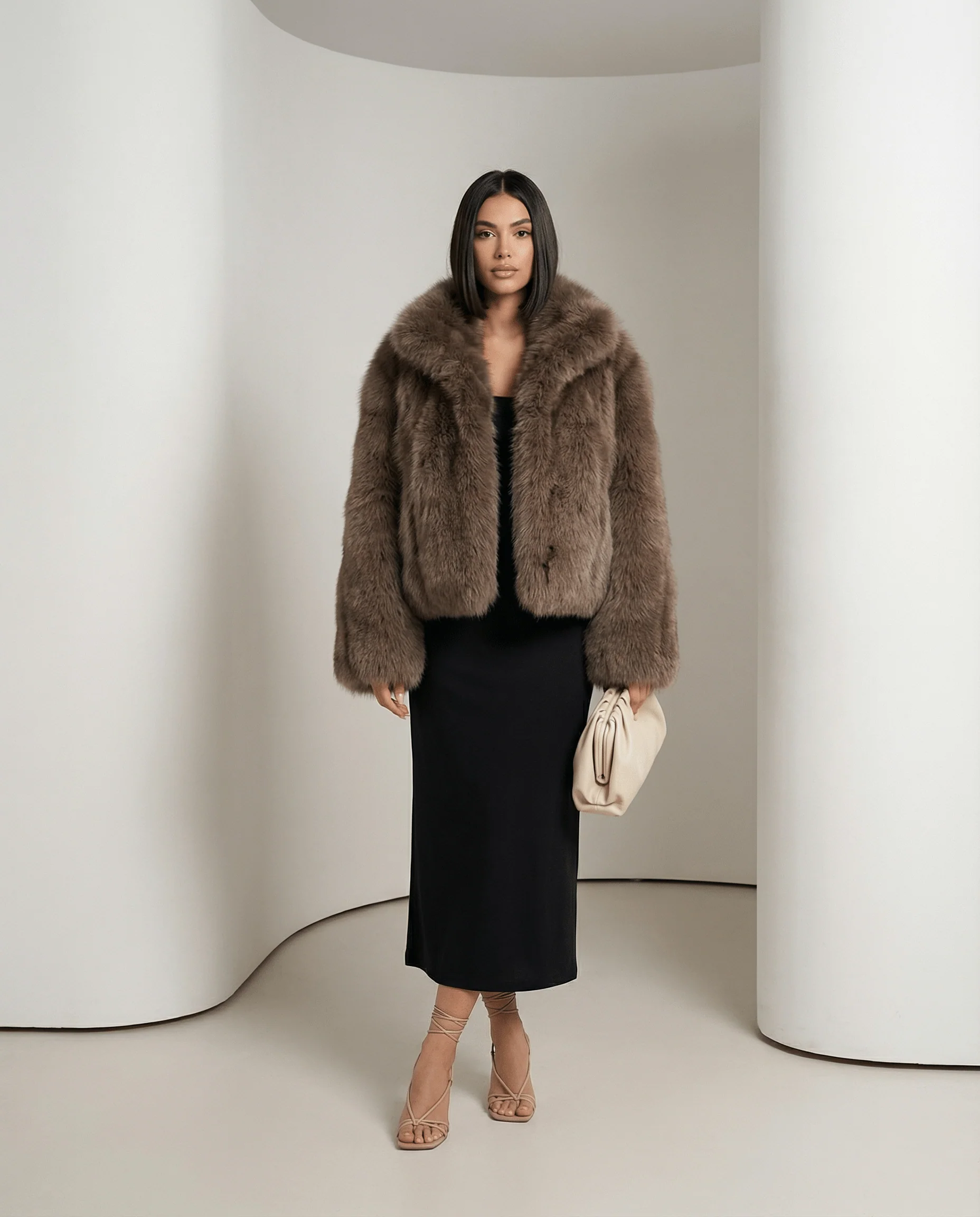 Veste en fausse fourrure Vesper