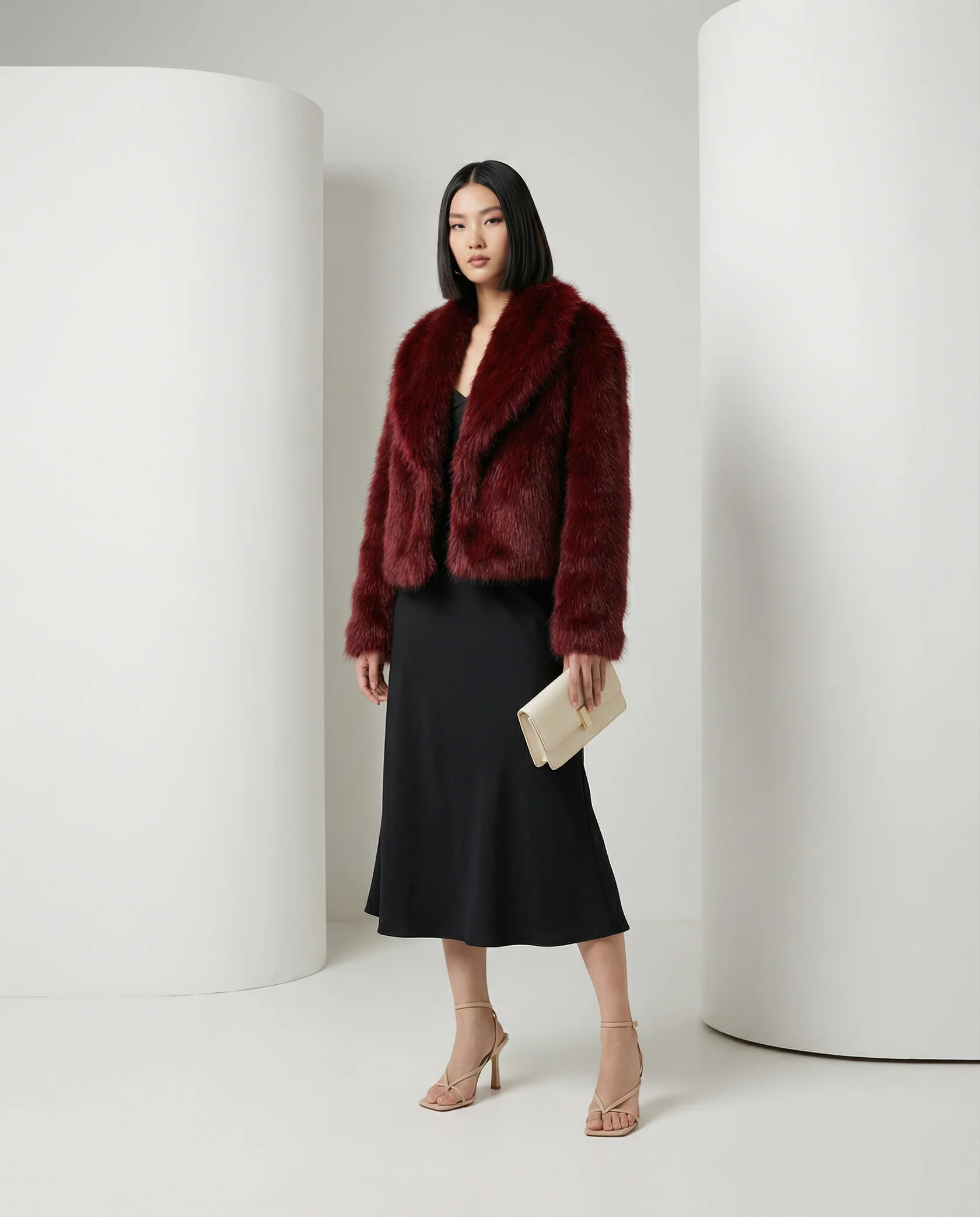 Veste en fausse fourrure Vera