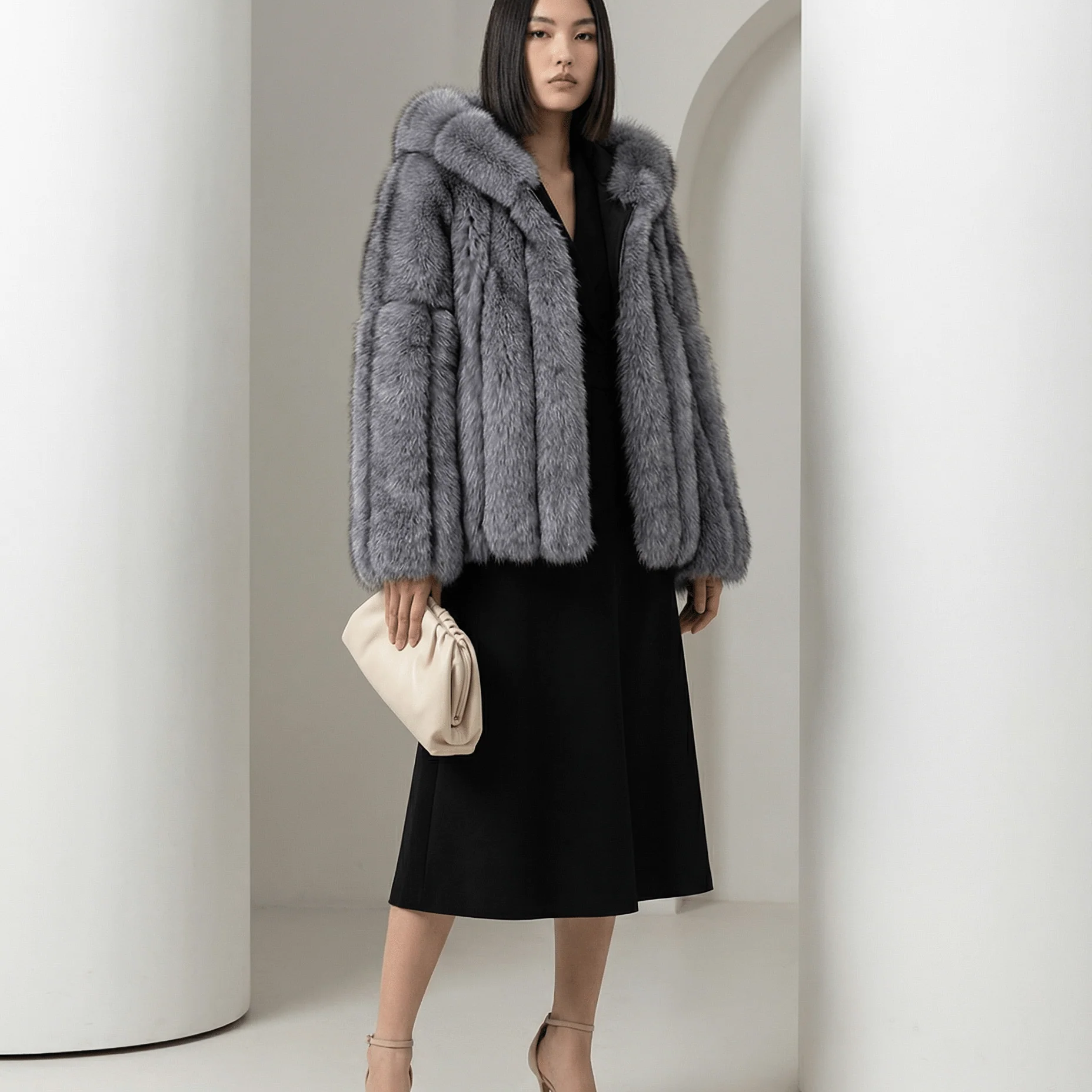 Veste Luna Shag en fausse fourrure