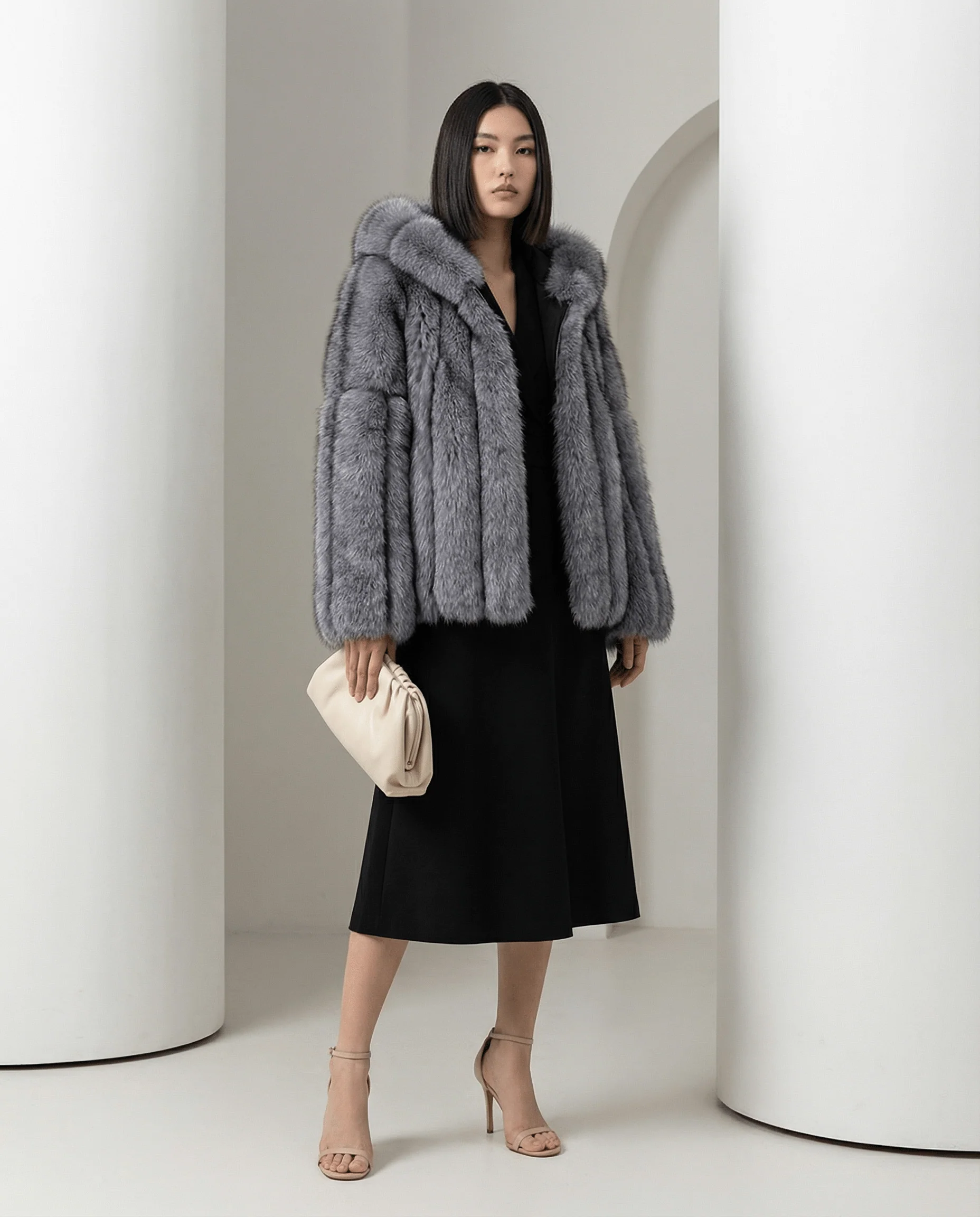 Veste Luna Shag en fausse fourrure