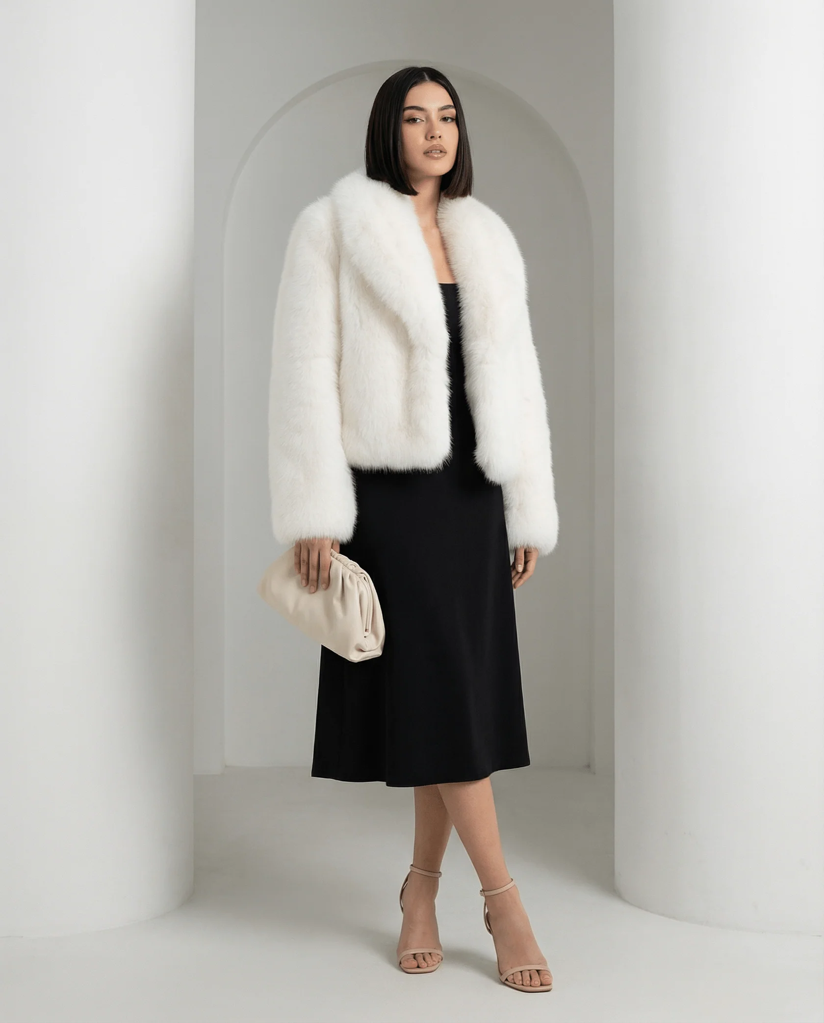 Veste en fausse fourrure Vera