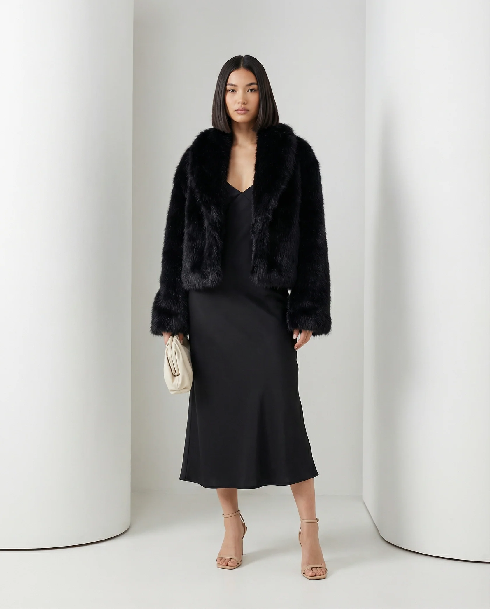 Veste en fausse fourrure Vera