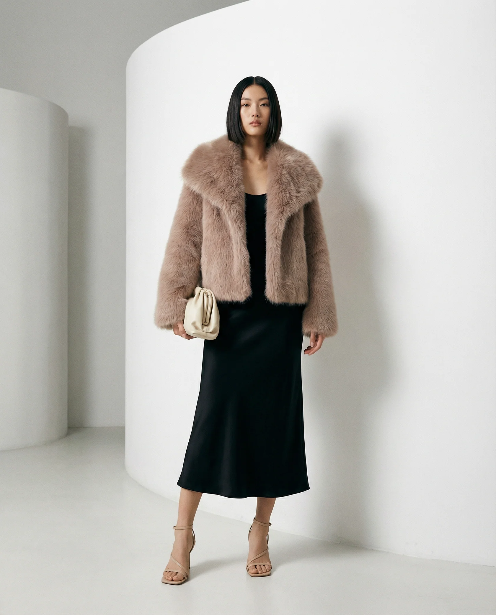 Veste en fausse fourrure peluche Neriah
