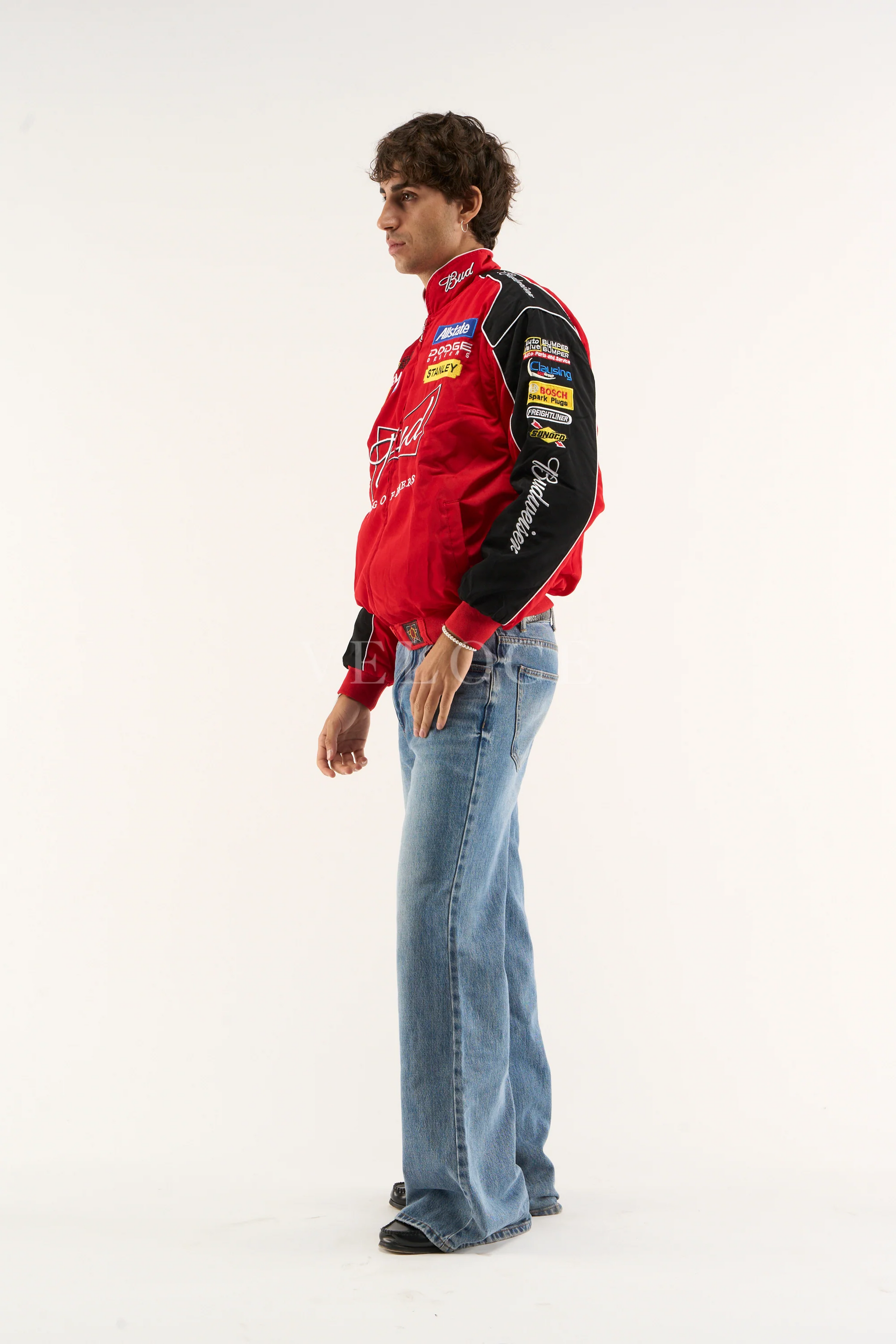 Veste Budweiser Racing Vintage - Édition Rouge