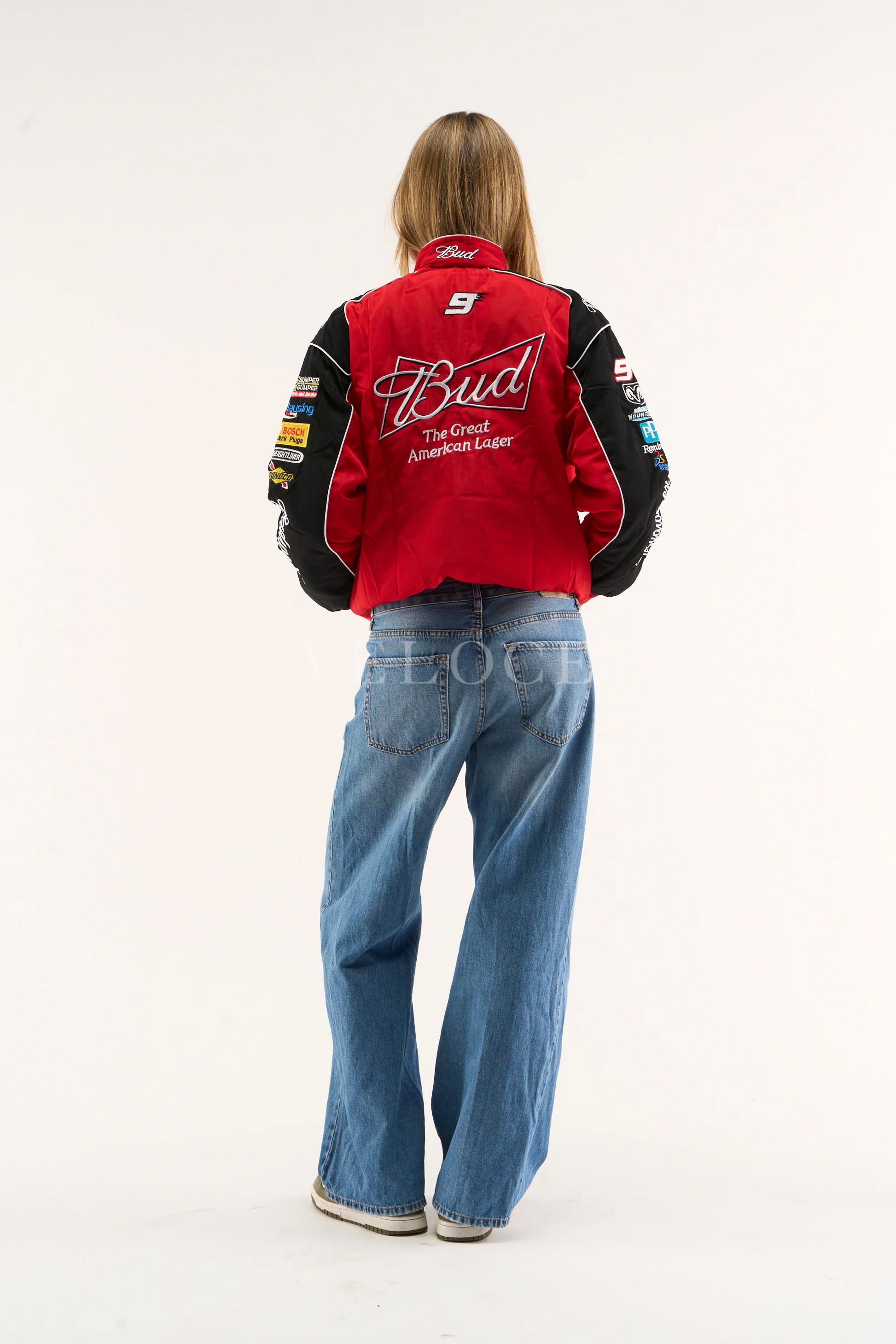 Veste Budweiser Racing Vintage - Édition Rouge