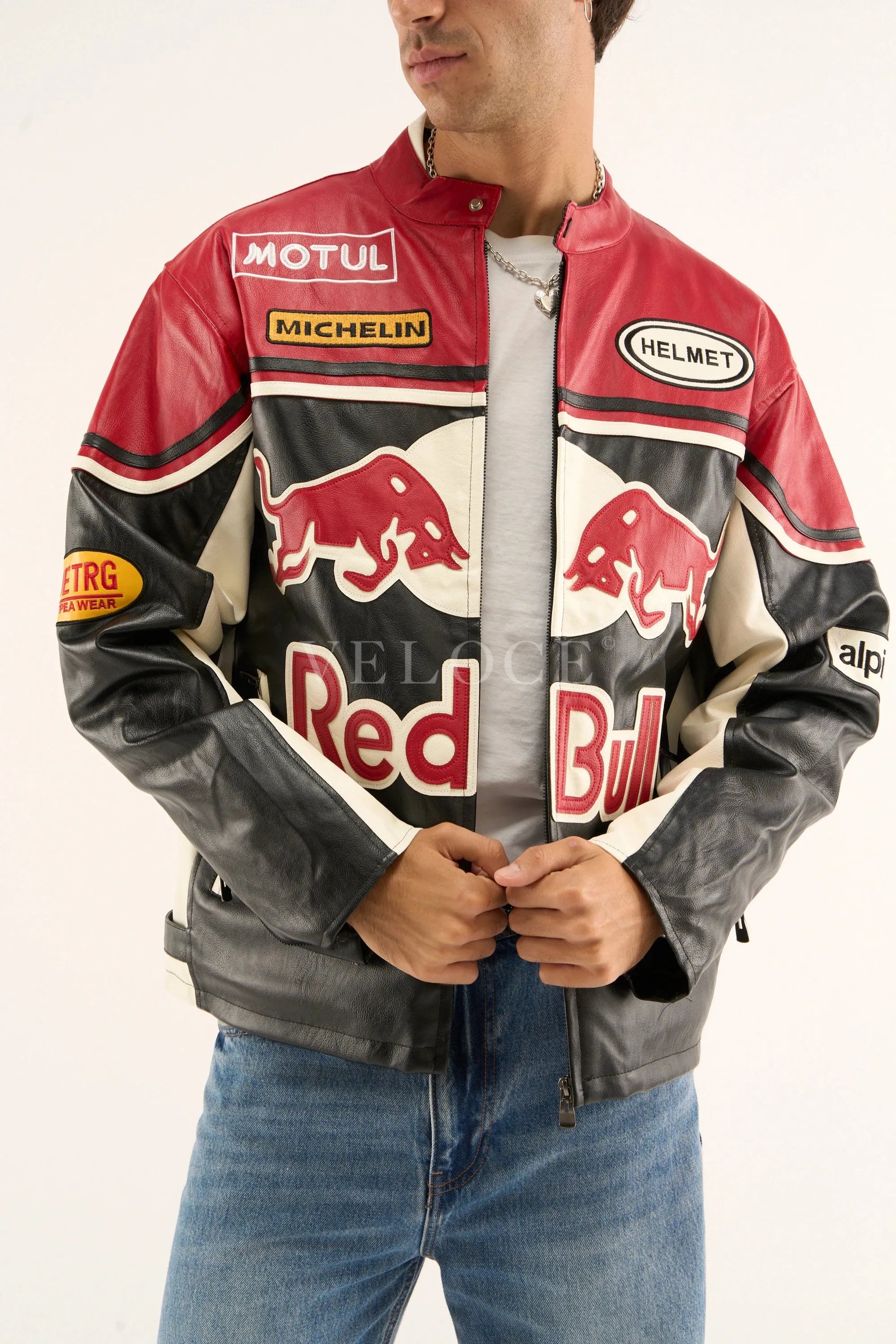 Veste en cuir Red Bull Racing