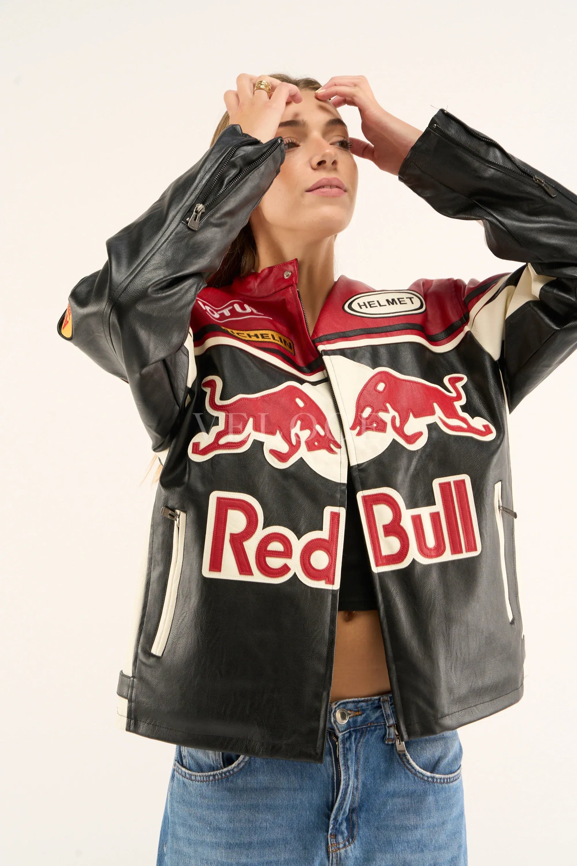 Veste en cuir Red Bull Racing