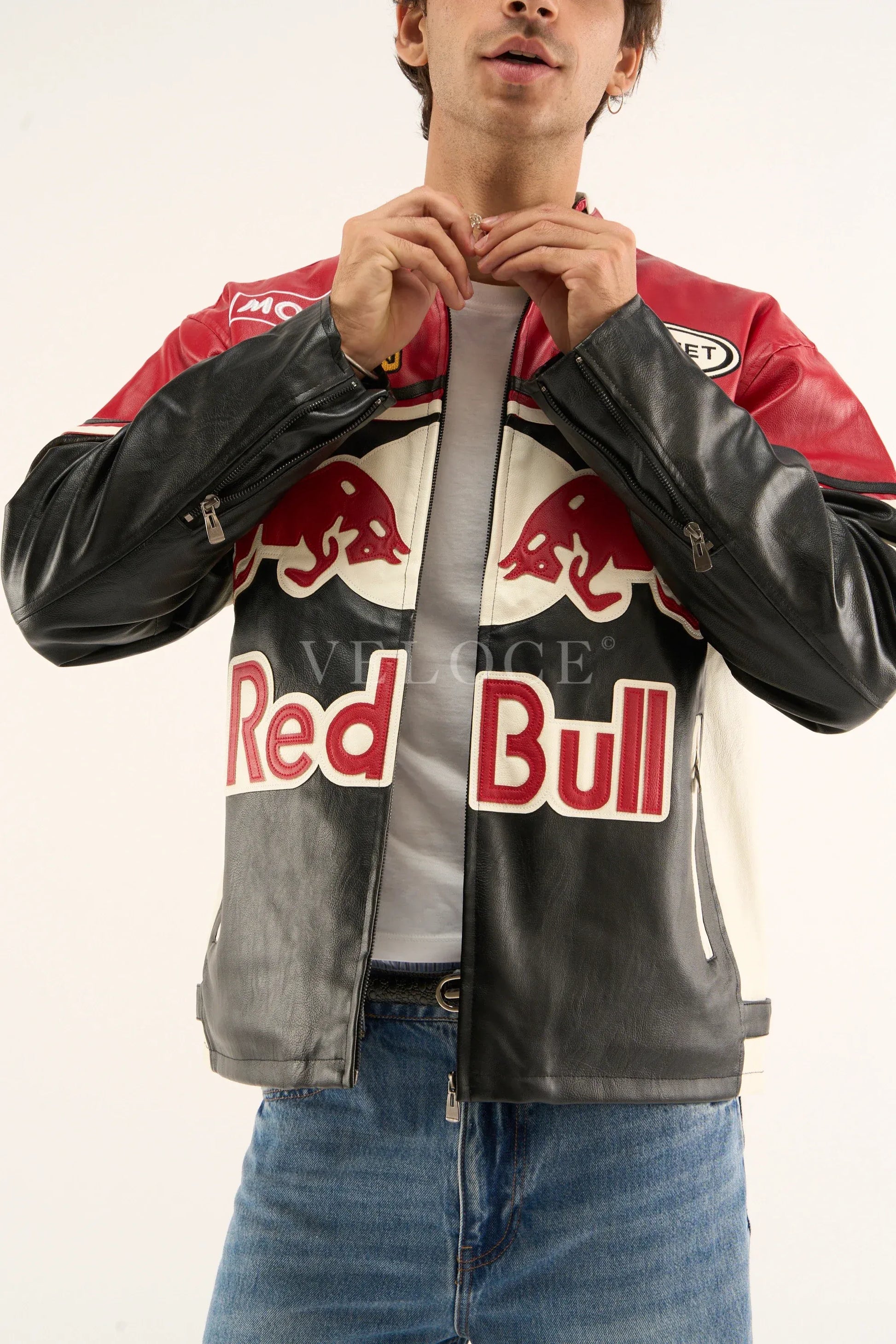Veste en cuir Red Bull Racing