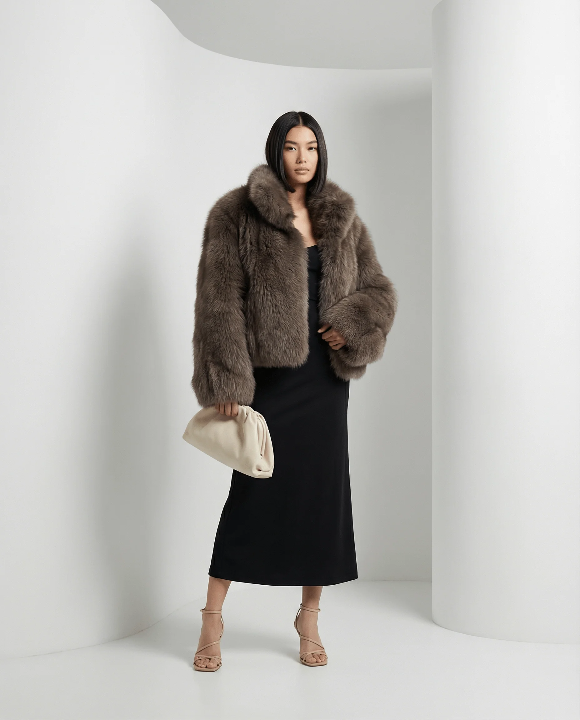 Veste en fausse fourrure Vesper