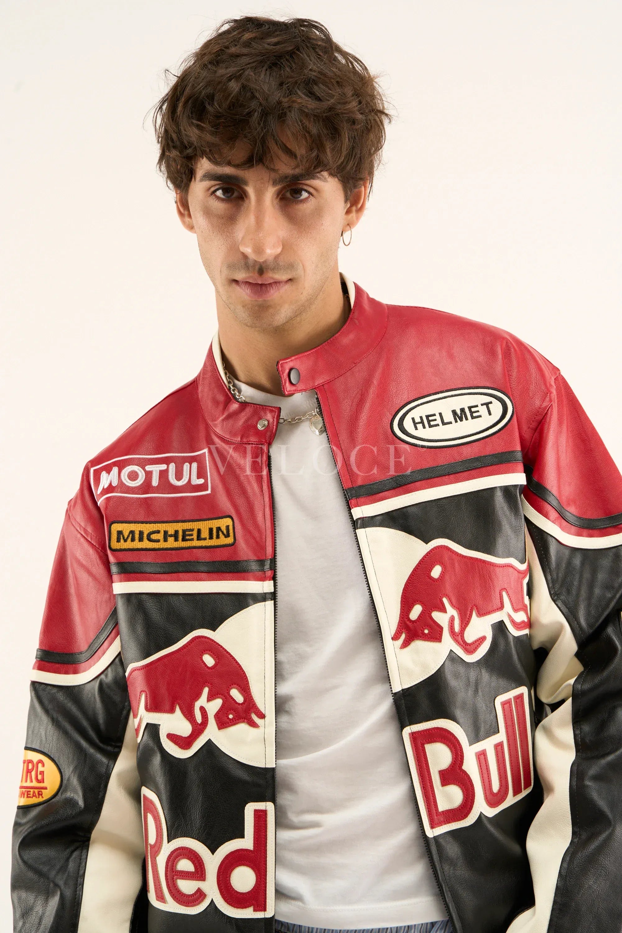 Veste en cuir Red Bull Racing